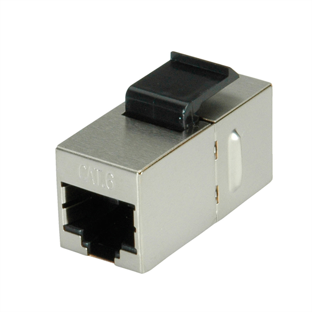 VALUE Keystone RJ-45 Kupplung – 1× RJ-45, geschirmt, Kat. 6, Metall