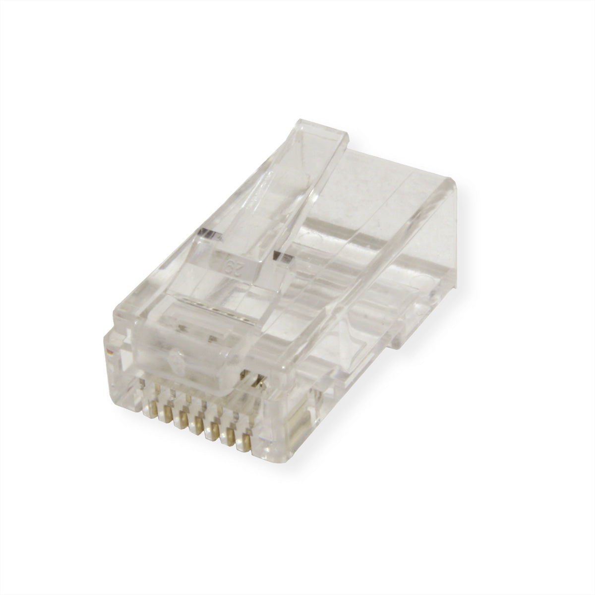 VALUE RJ-45 Modularstecker – ungeschirmt, Cat6A / Klasse EA, transparent