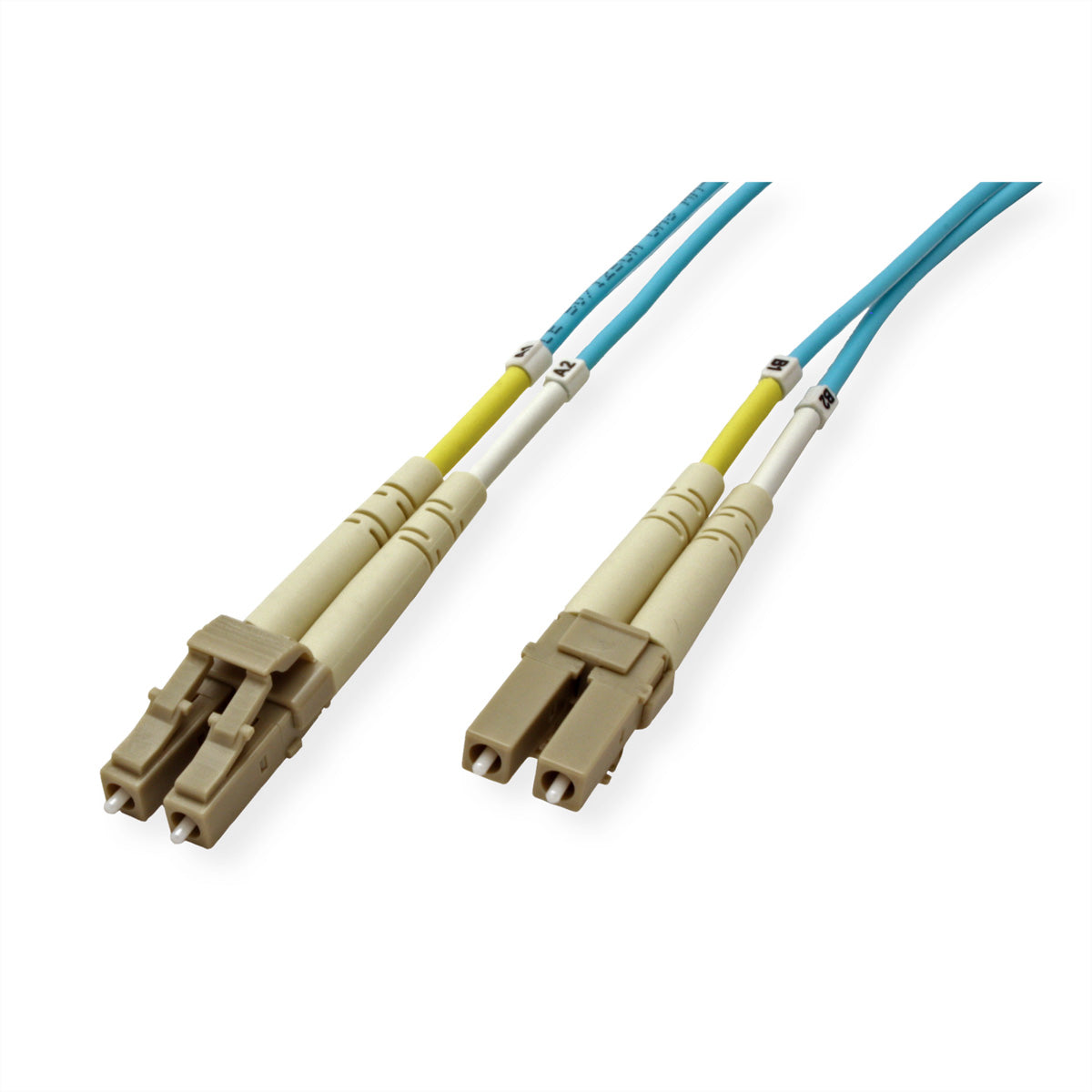 VALUE LWL-Patchkabel – LC–LC, Multi-Mode (OM3), 15 m, LS0H
