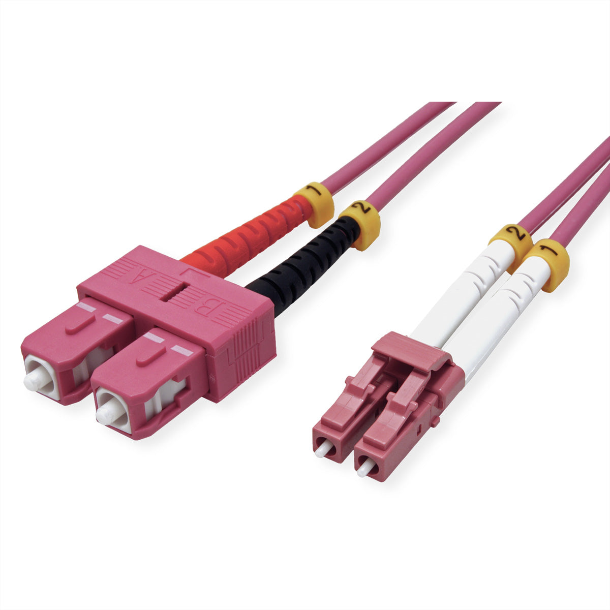 VALUE LWL-Patchkabel – LC-SC, Multi-Mode OM4, 2 m