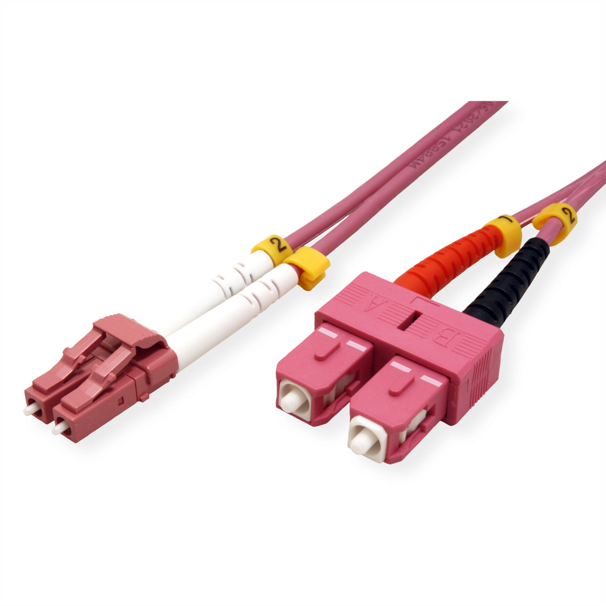 VALUE LWL-Patchkabel – LC-SC, Multi-Mode OM4, 2 m