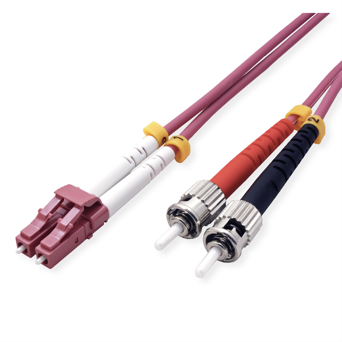 VALUE LWL-Patchkabel – LC-ST, Multi-Mode OM4, 3 m
