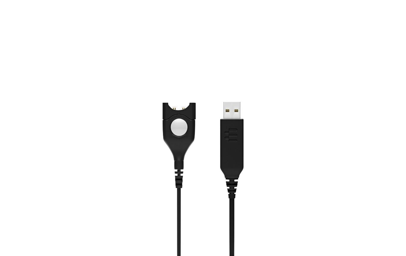 EPOS USB-ED 01 – Headset-Kabel (EasyDisconnect), USB, Integrierte Soundkarte