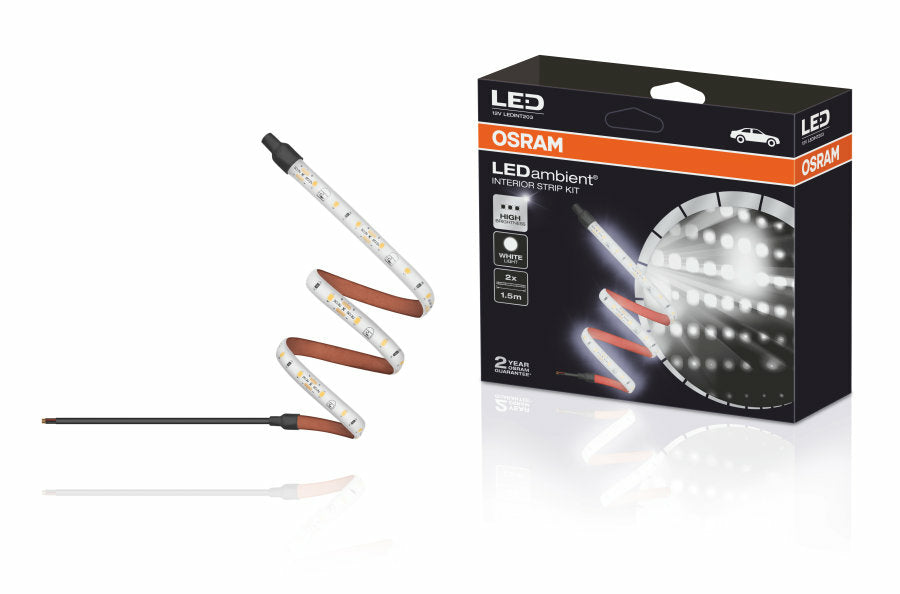 Osram LED-Strip LEDINT203 – 1,5 m, 4500 K, 900 lm, 12 W – für Personenwagen – 2er-Pack