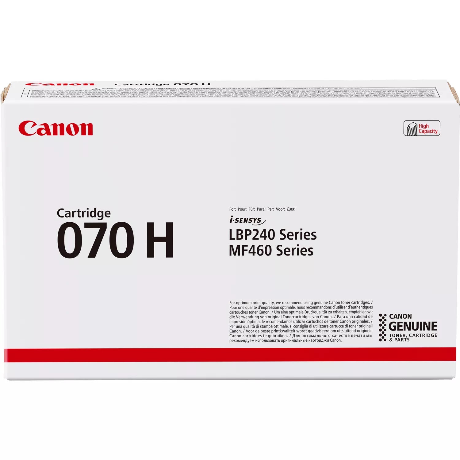 Canon Toner 070H – schwarz, 10200 Seiten – für i-SENSYS MF465dw/LBP246dw/MF463dw und andere