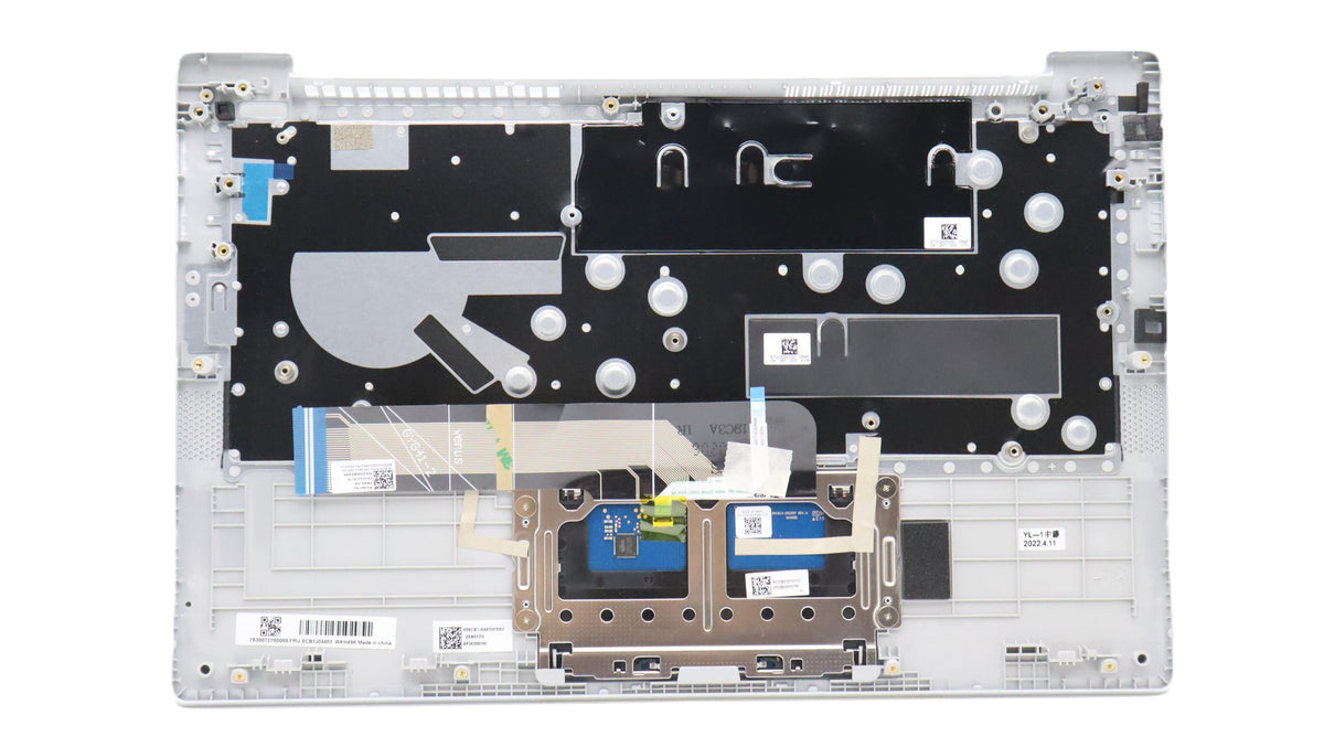 Lenovo Cover (Oberteil) mit Tastatur für IdeaPad 5 14IAL7 – Grau