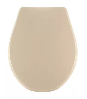 Diaqua Toilettensitz – Polypropylen, Beige, Rund, 39,5 × 45,5 cm