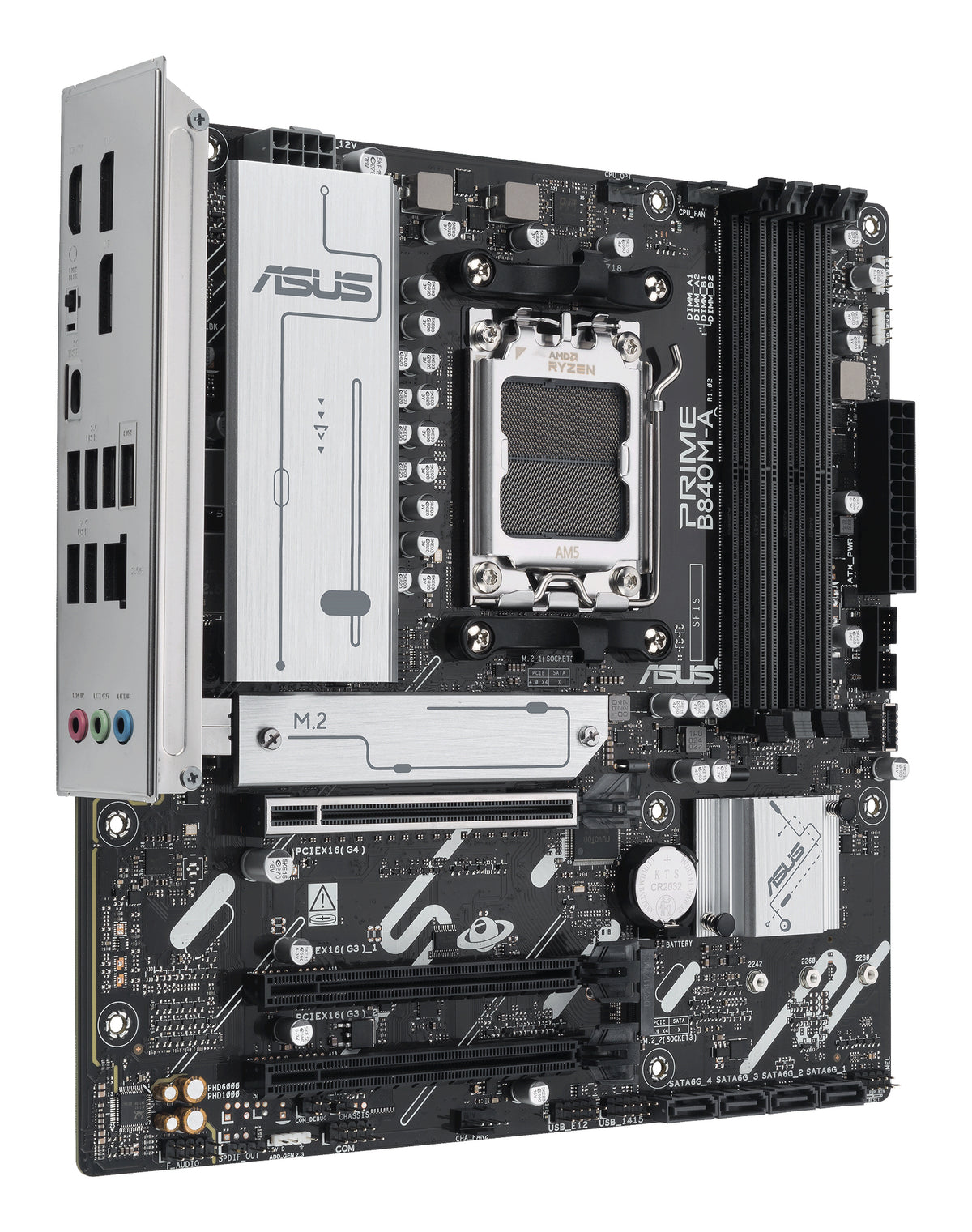 ASUS PRIME B840M-A CSM – Mainboard – Sockel AM5, AMD B840, mATX, DDR5