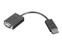 Lenovo DisplayPort (Stecker) auf VGA (Stecker) Adapter, 20 cm