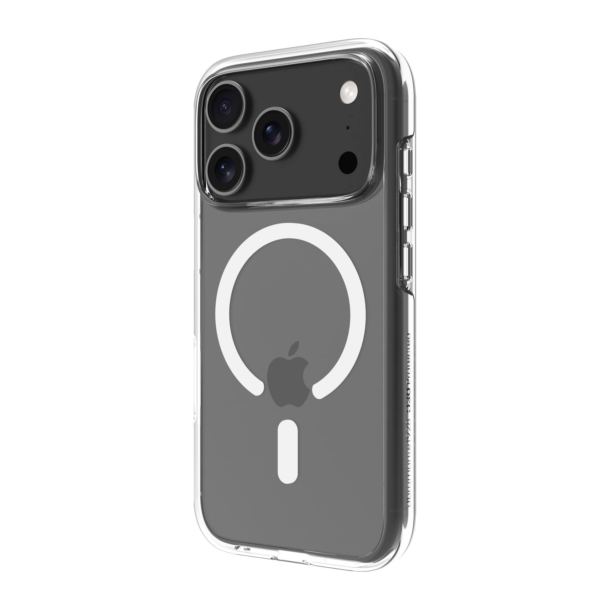dbramante1928 Iceland Ultra D3O MS – Backcover – für Apple iPhone 17 Pro, Transparent, bis 4 m Sturzsicher