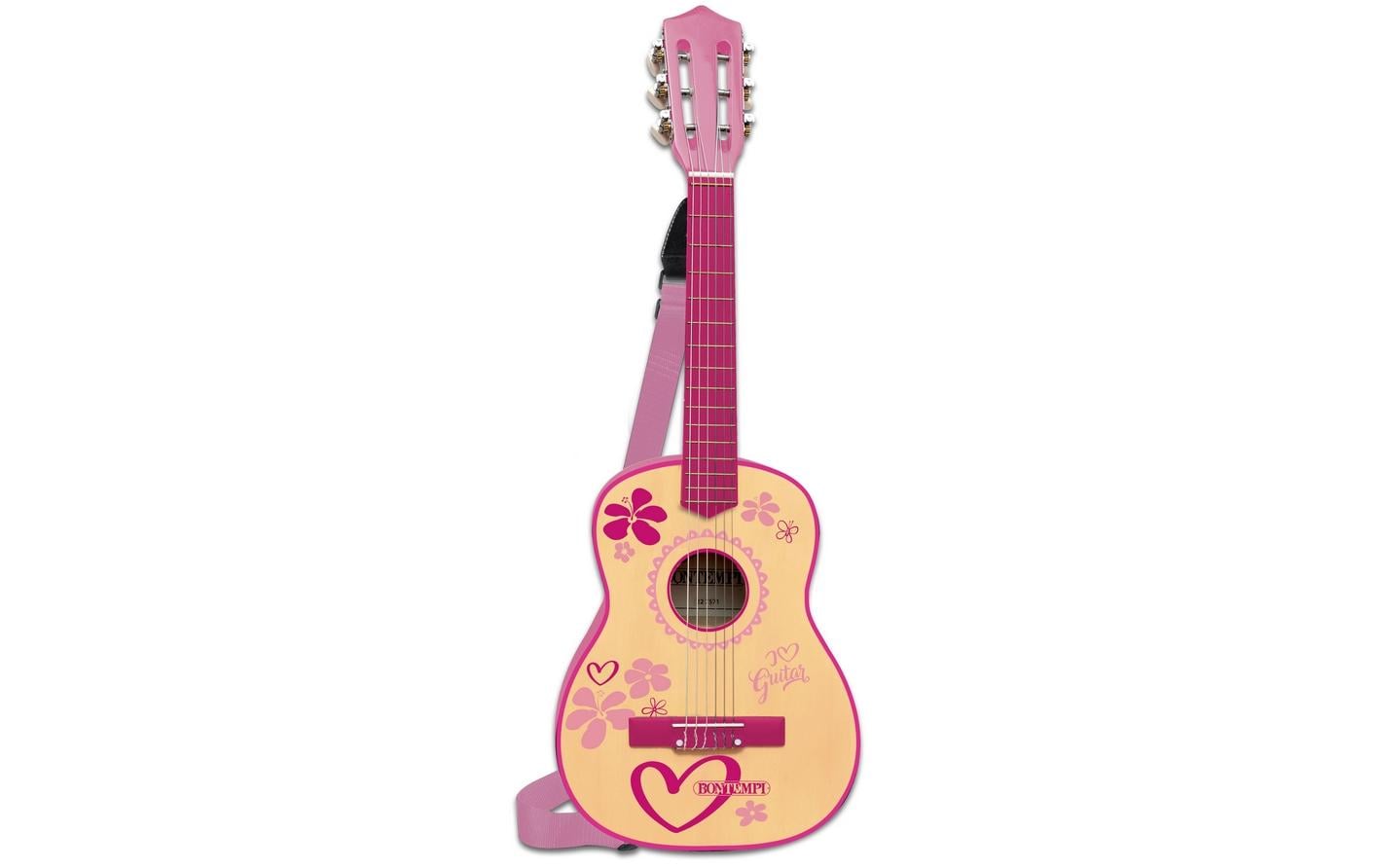 Bontempi Gitarre – 77,5 cm – ab 5 Jahren – Holz – mehrfarbig