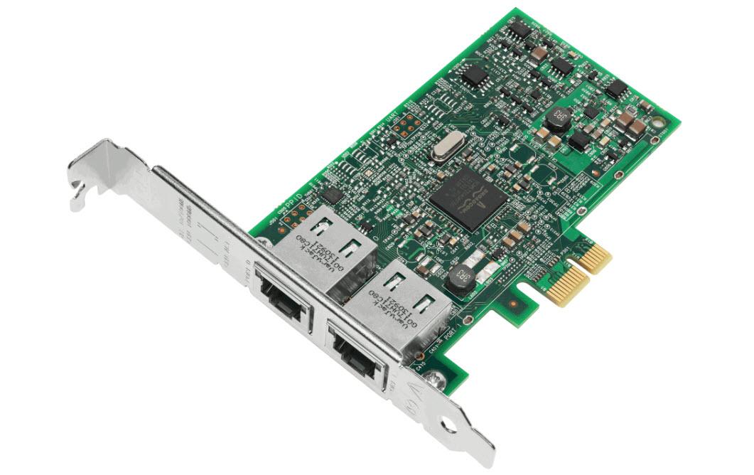 Broadcom BCM5720-2P NetXtreme PCIe Netzwerkkarte – 2× 1 Gbit/s (Gigabit Ethernet), 2× RJ-45, für Server
