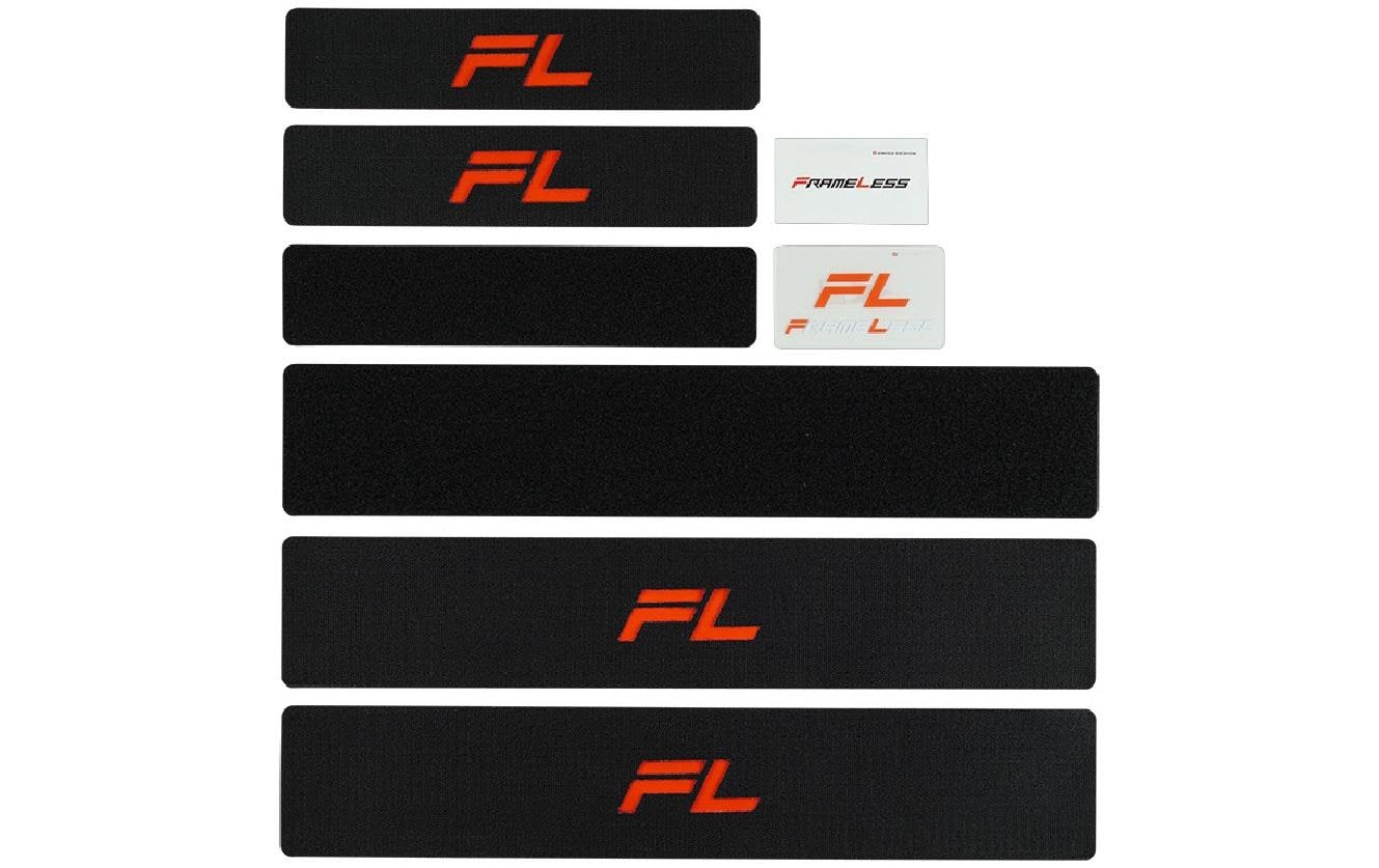Frameless Klettband Hochleistungs – Langformat, Schwarz