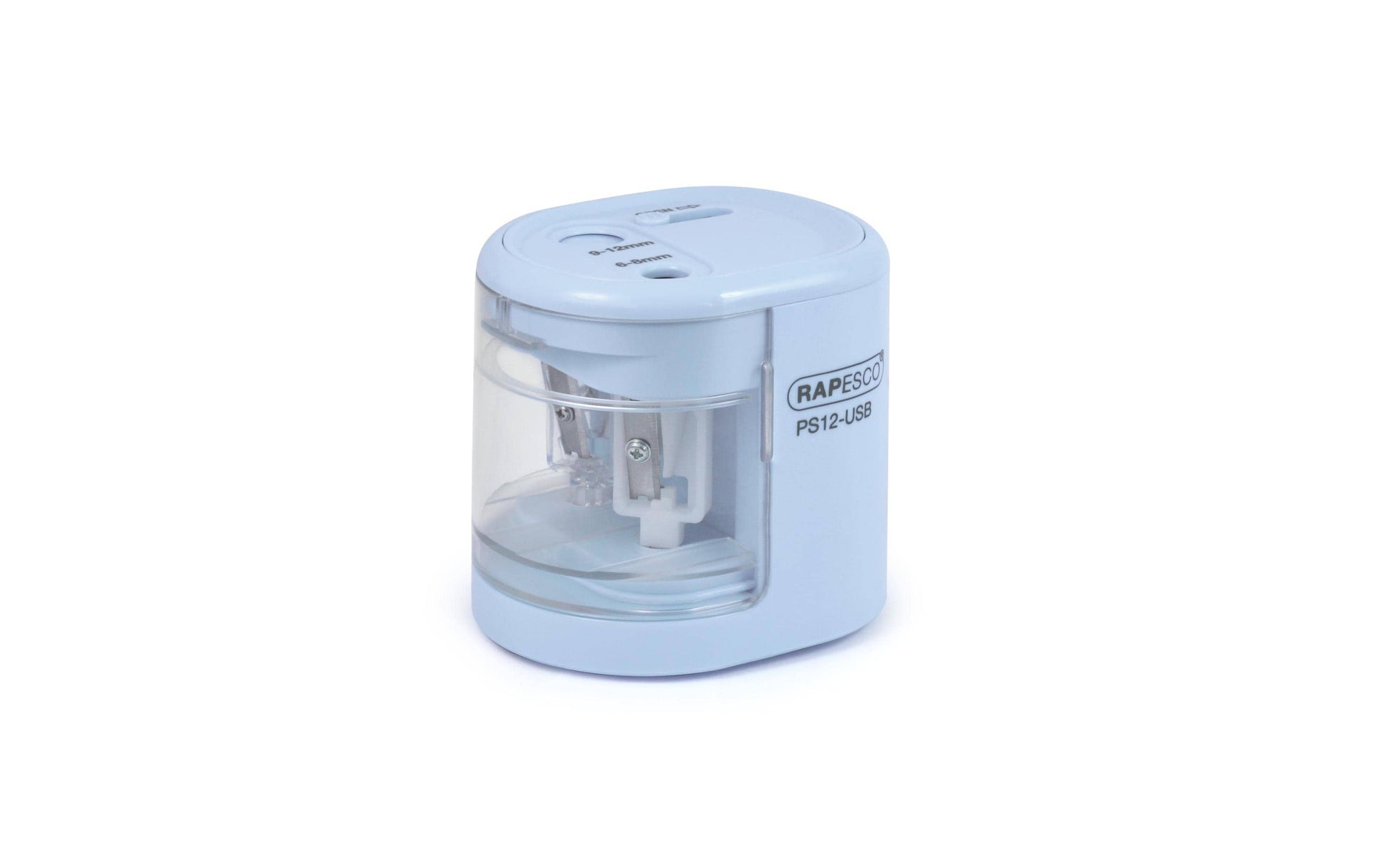 Rapesco RA-1447 Elektro-Spitzmaschine – USB – Hellblau