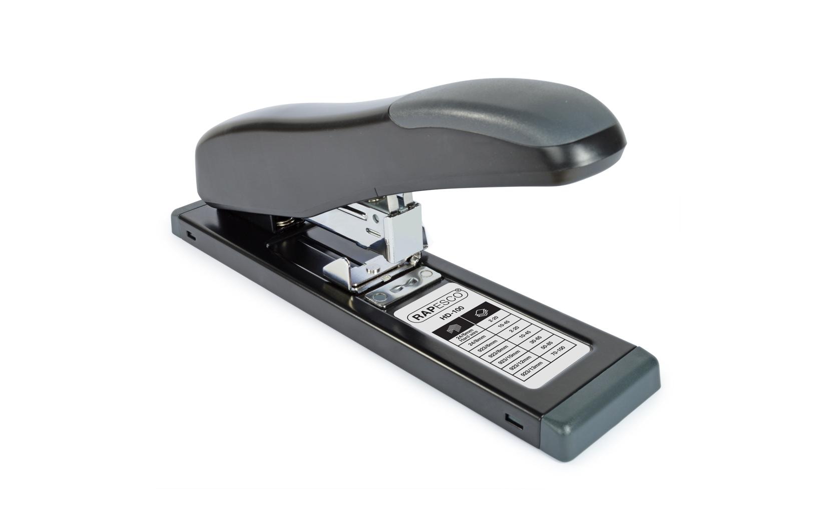 Rapesco RA-1276 Heftgerät – 100 Blatt, Schwarz