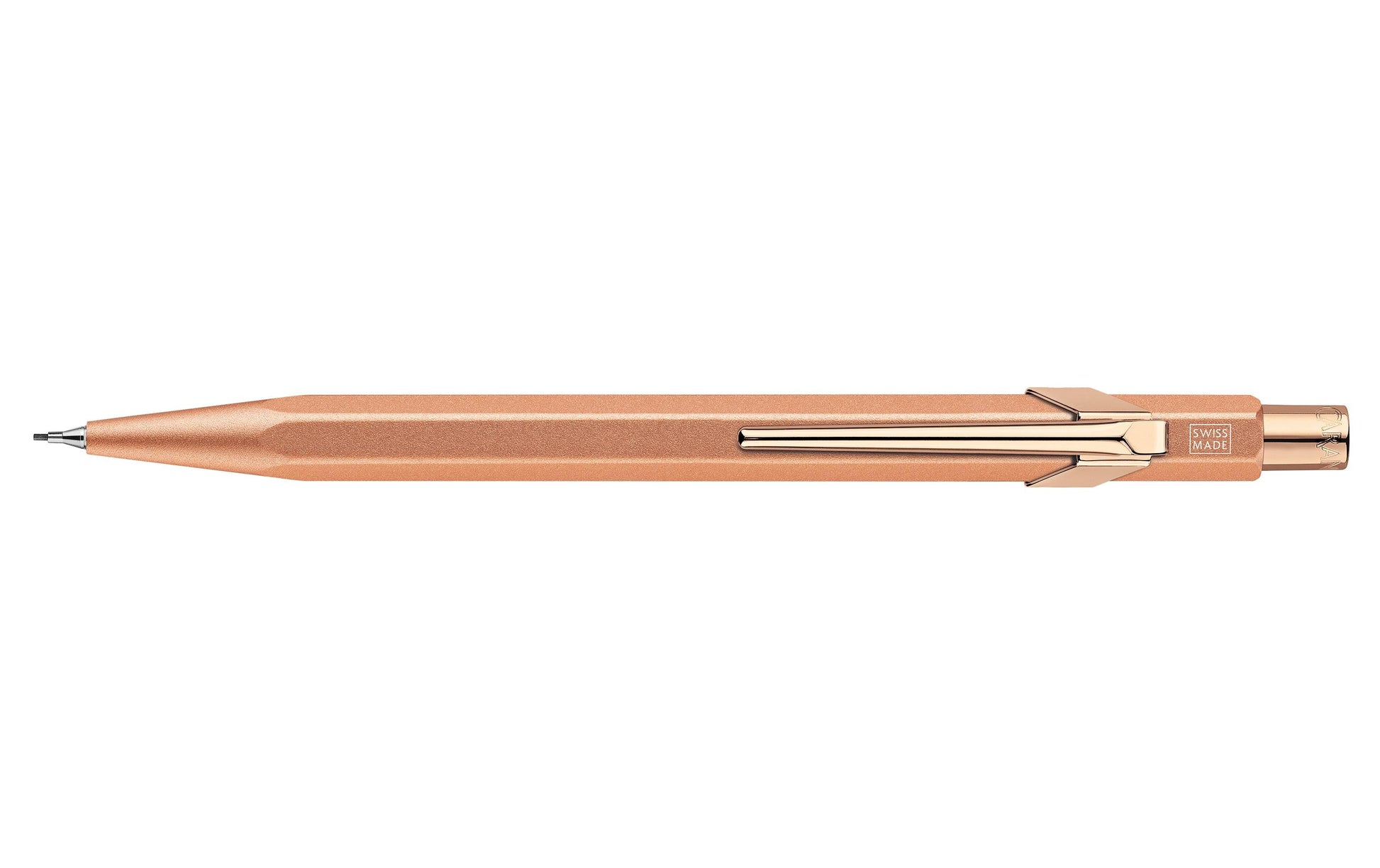 Caran d-Ache 849 Premium Brut Rosé Druckbleistift – 0,7 mm – Aluminium – Roségold