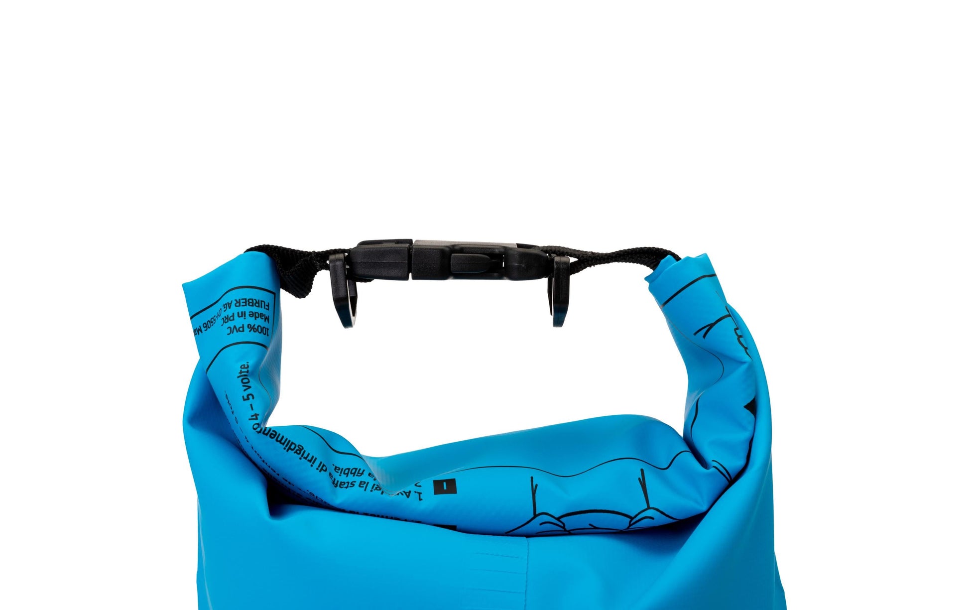 KOOR Sporttasche Dry Bag – 5 l, wasserfest, PVC, blau