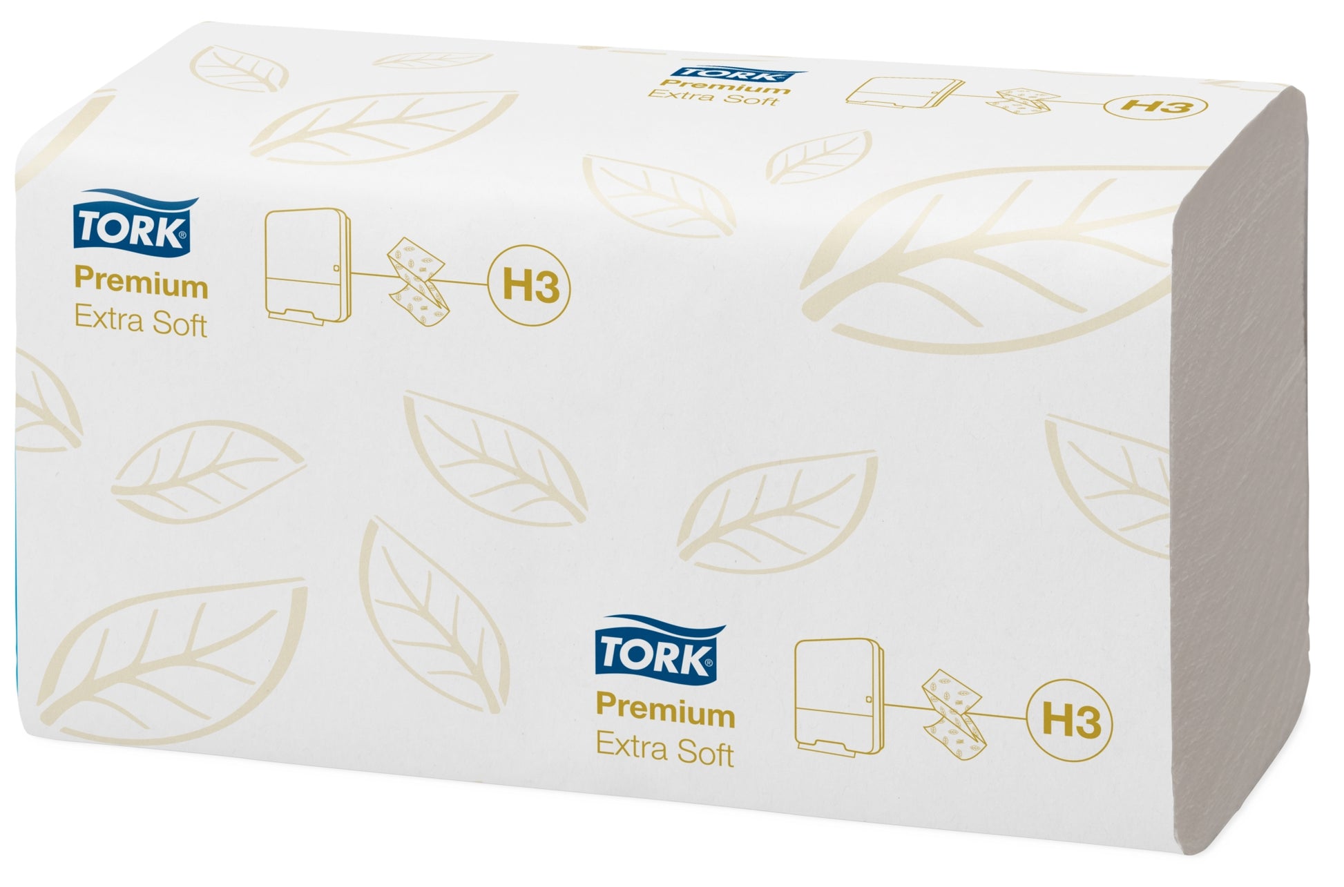 Tork Falthandtuch – Z-Falz, 2-lagig, Zellstoff, weiss, 226 × 230 mm, für Tork H3, 15×200 Stk.