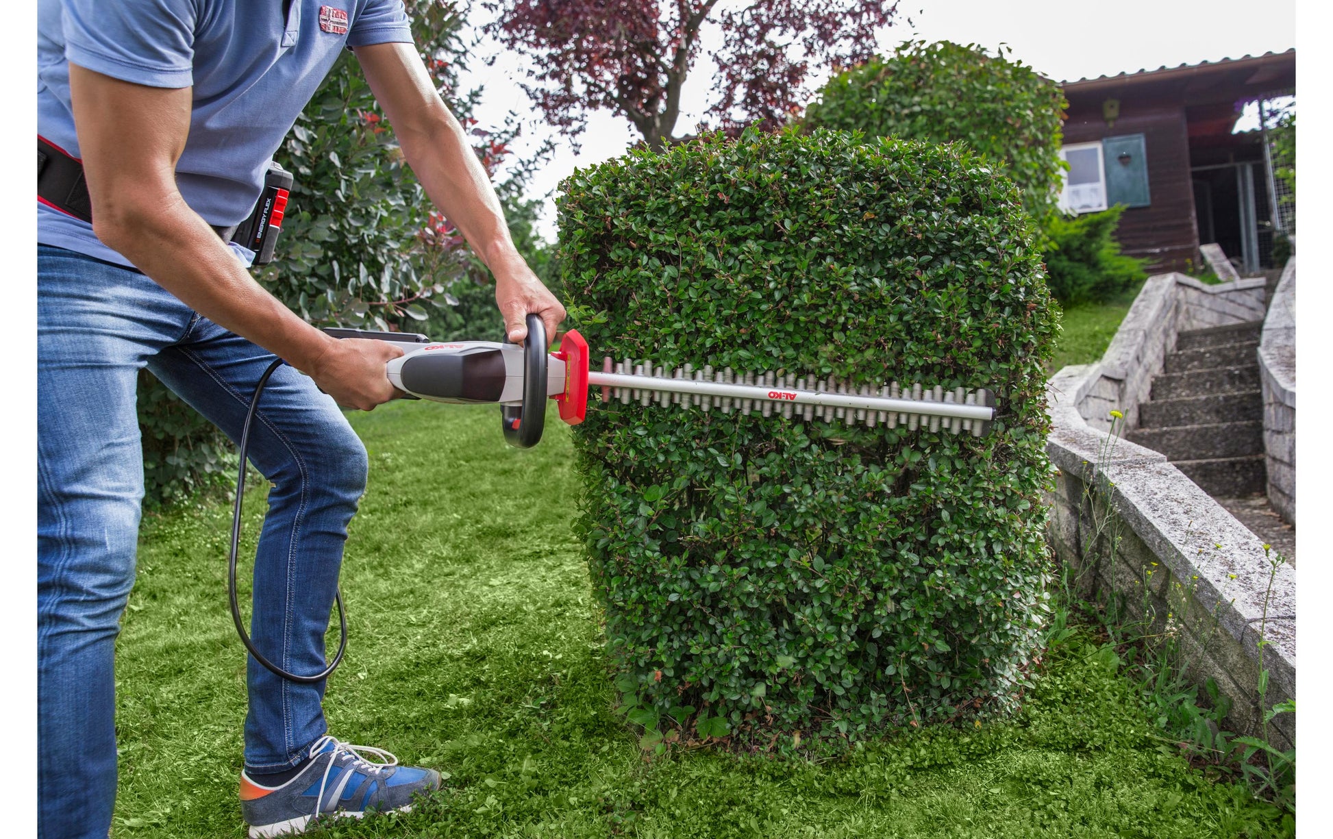 AL-KO HAT 4055 Akku-Heckenschere – 36 V – Schwertlänge 55 cm – Solo – AL-KO ENERGY FLEX 36 V