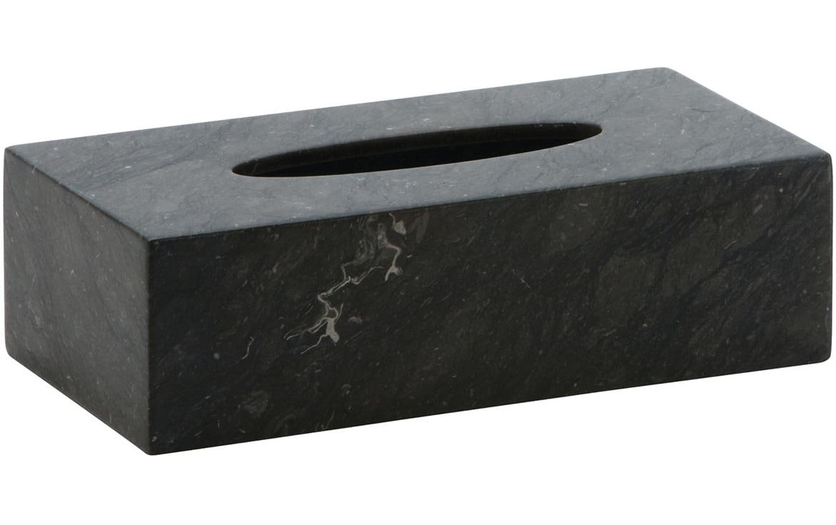 Aquanova Kosmetiktuchbox Hammam – Tisch, Steingut, 25,5×7,5×13 cm, Grau