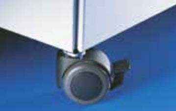 Vertiv Rollen-Set – 4er-Pack, Schwarz, Graphit