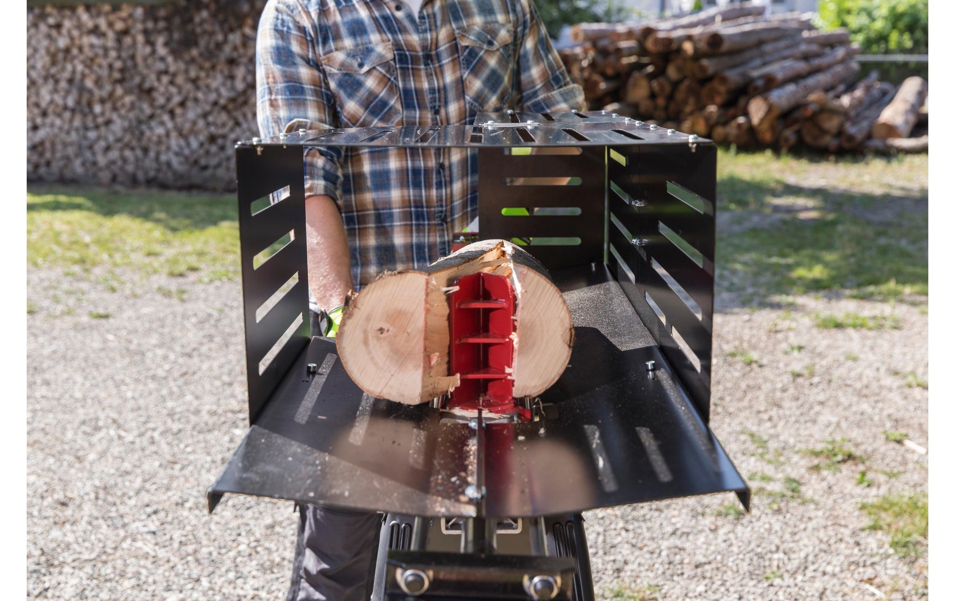 AL-KO Holzspalter LSH 520/5 – Spaltkraft 5000 kg, Spaltgutlänge 52 cm, Leistung 2200 W