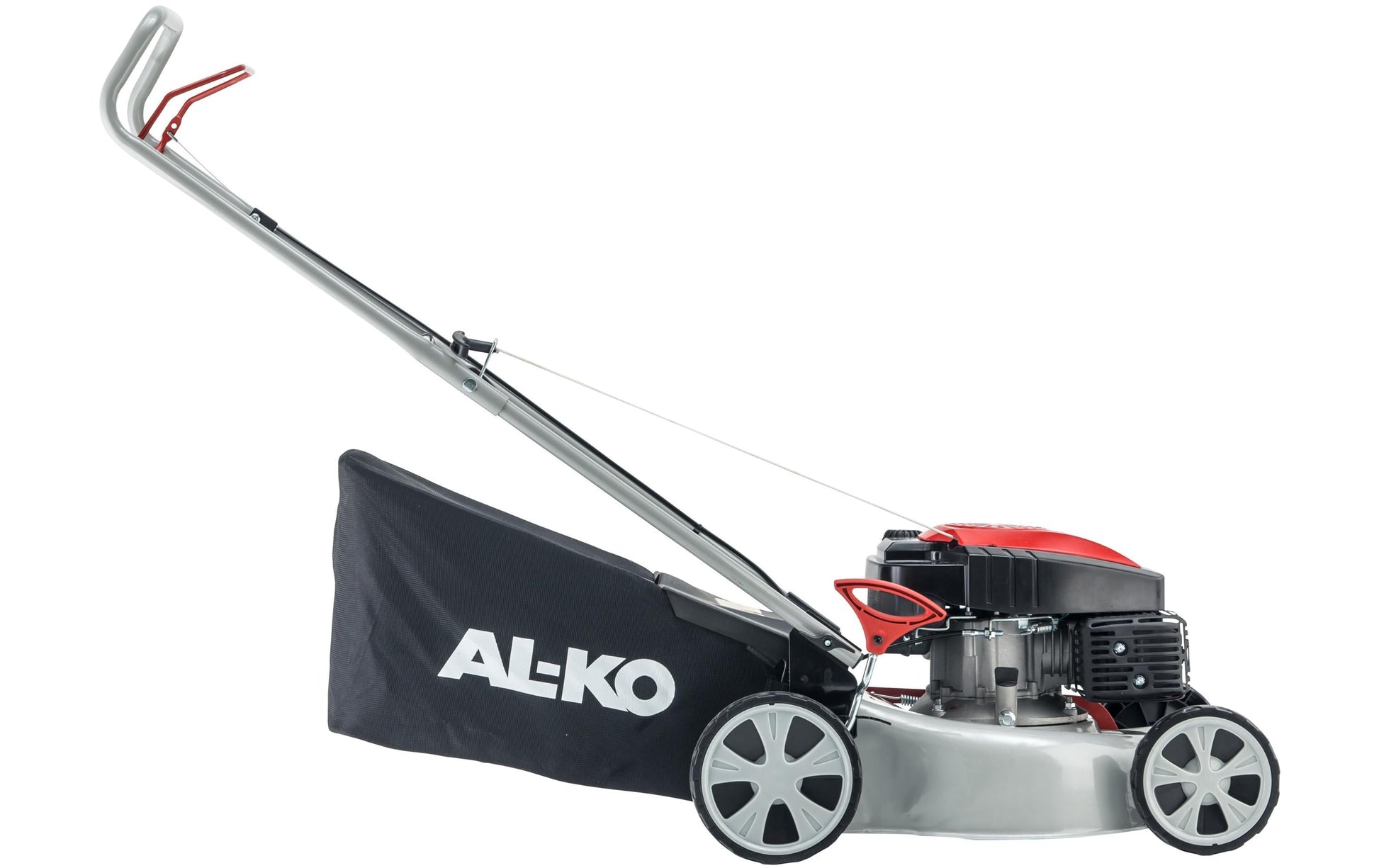 AL-KO Benzinrasenmäher Easy 4.20 P-S – Schnittbreite 42 cm, Hubraum 140 cm³, Grasfang 50 l, Gewicht 23,1 kg