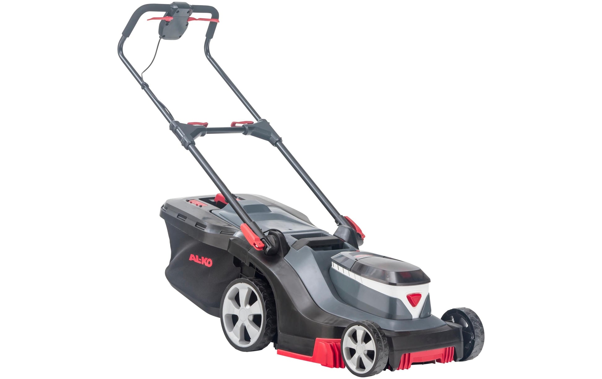 AL-KO Akku-Rasenmäher 382 Li Premium – 18 V, Schnittbreite 38 cm, Grasfangkorb 45 l, inkl. 2 × 5 Ah Akku