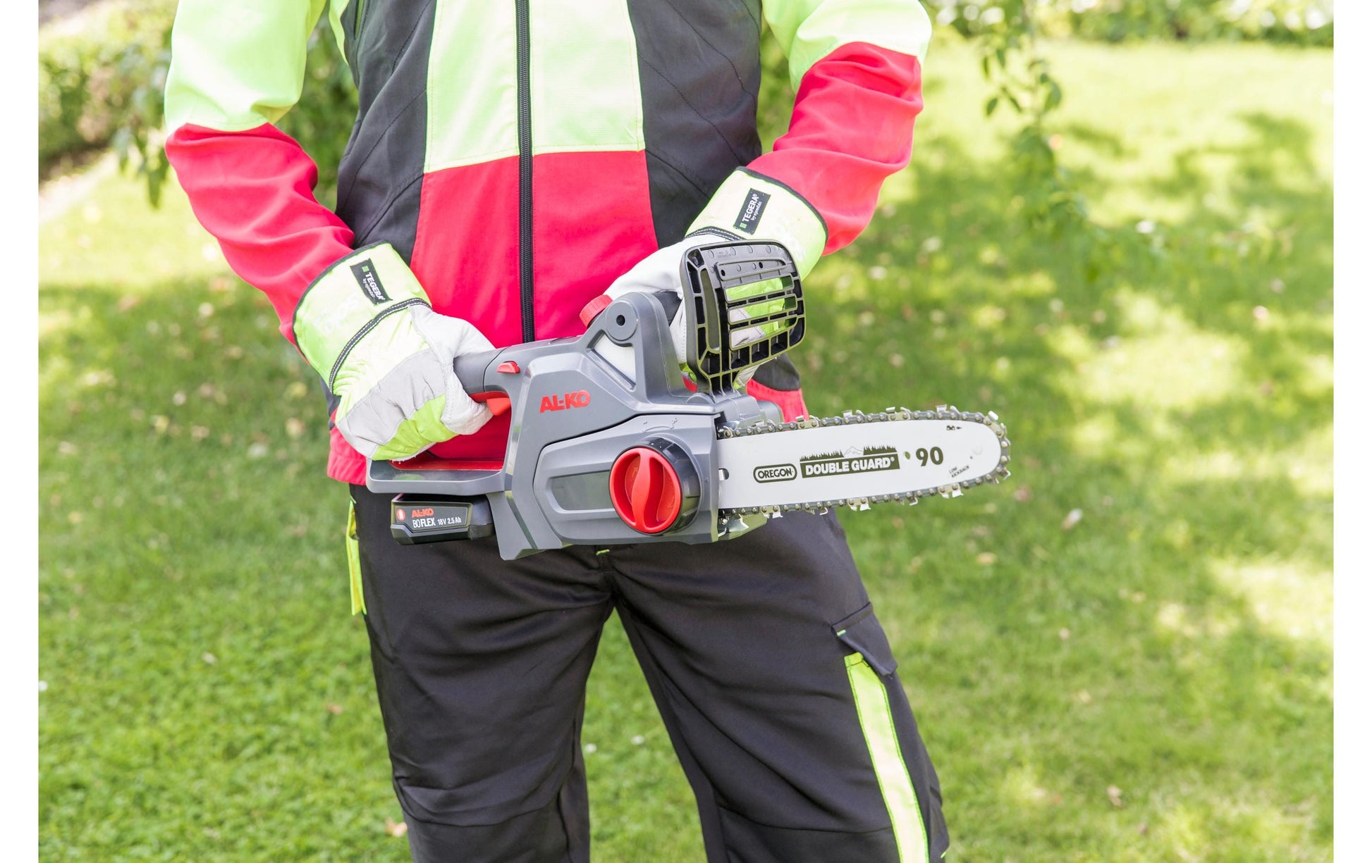 AL-KO CS 1825 Akku-Kettensäge – 18 V – Schnittlänge 250 mm – 17 m/s – Solo – POWER FOR ALL