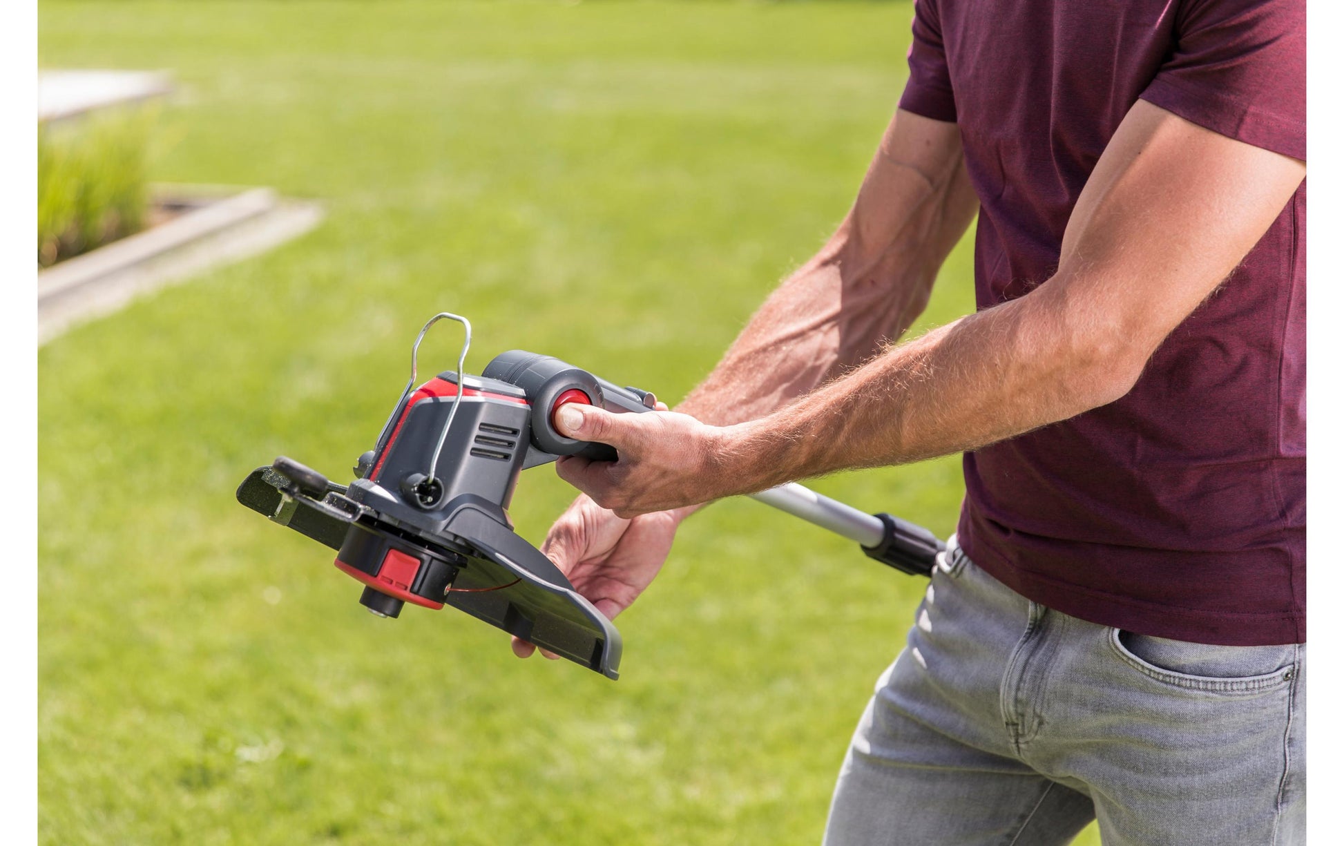 AL-KO GT 1825 Akku-Rasentrimmer – 18 V – Schnittbreite 250 mm, Nylonschnur – Solo – POWER FOR ALL