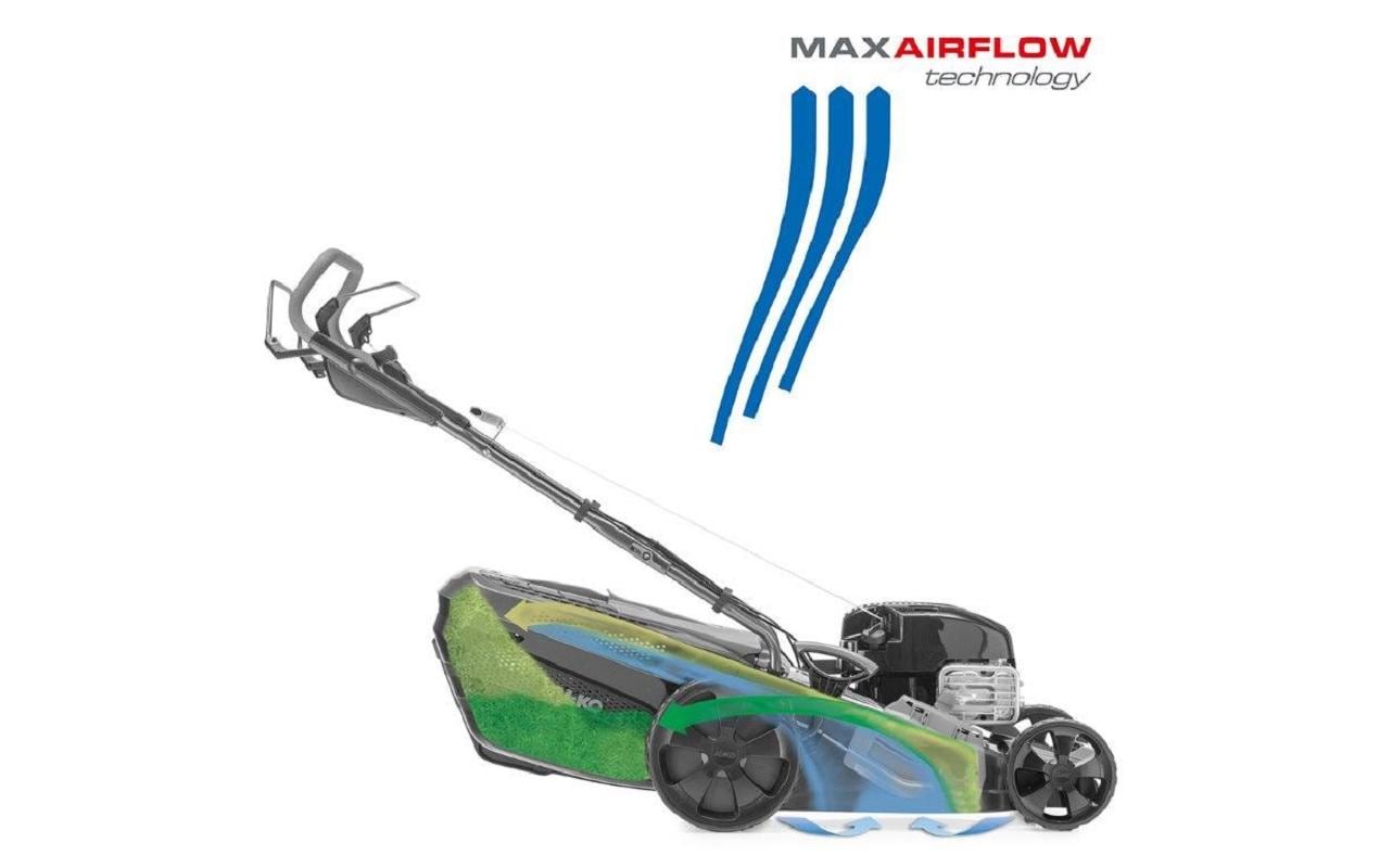 AL-KO Rasenmäher ENERGY FLEX 46.2 – Schnittbreite 46 cm, Grasfangvolumen 70 l, 36 V Akku