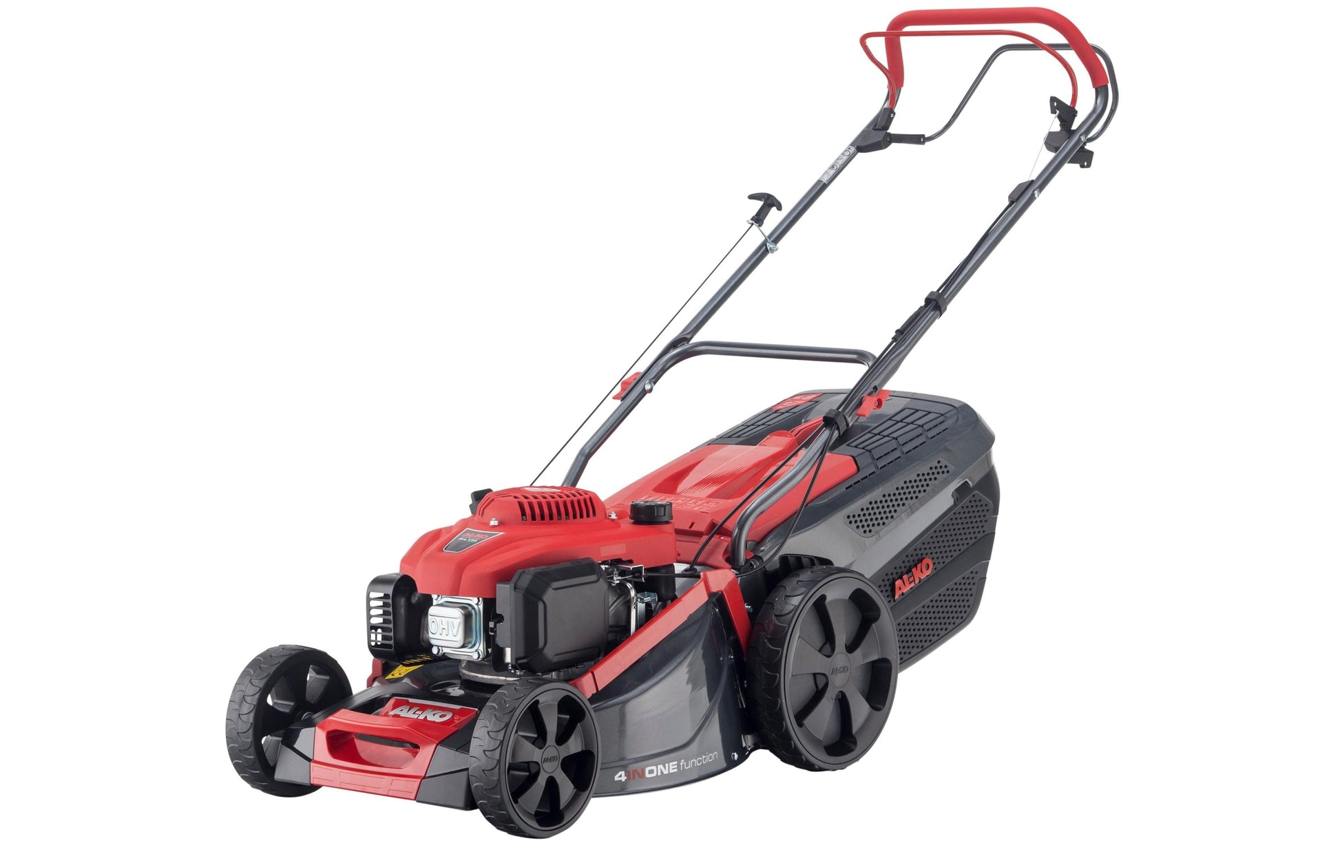 AL-KO Premium Schieberasenmäher 470 SP-A – Schnittbreite 46 cm, Hubraum 166 cm³, Grasfangkorb 70 l
