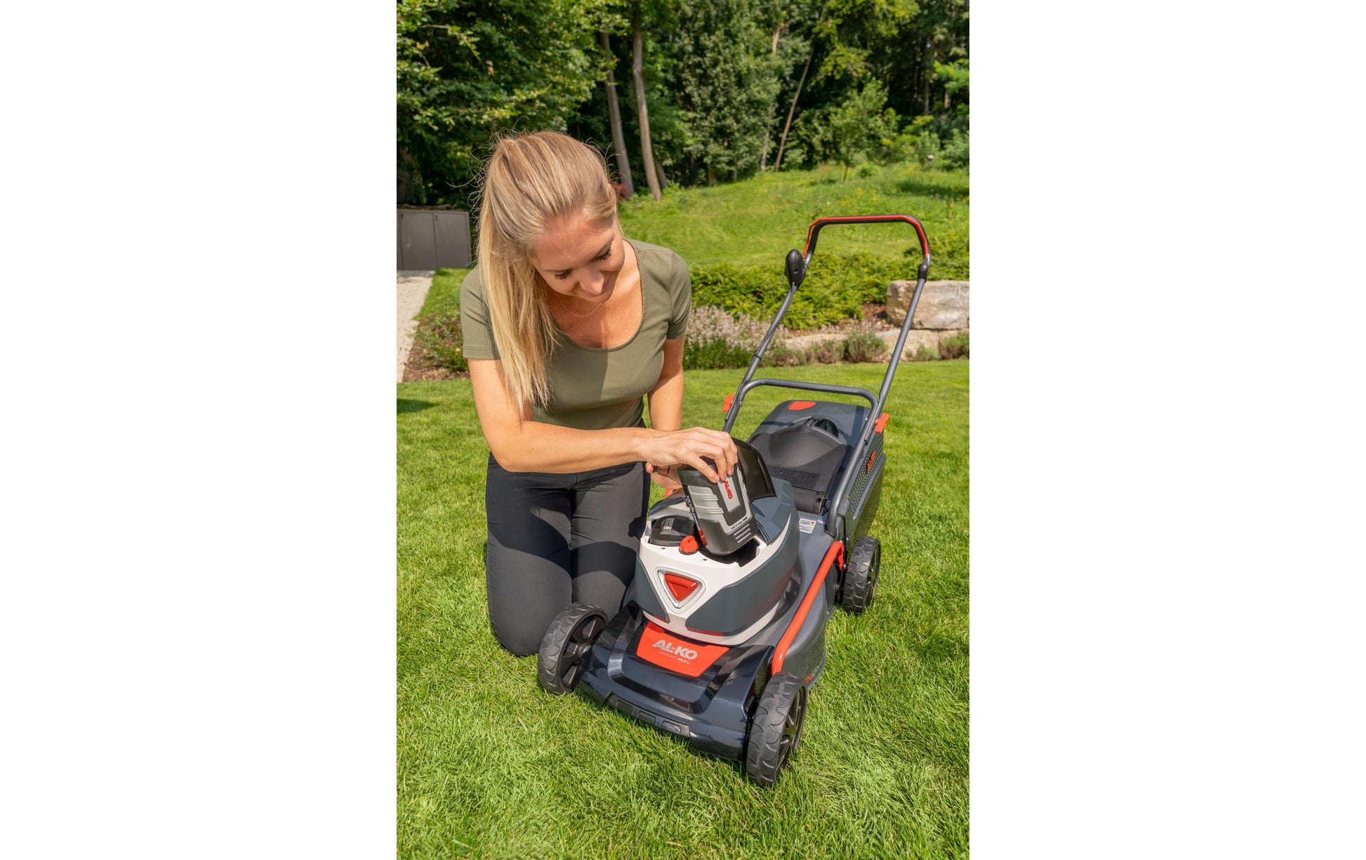 AL-KO ENERGY FLEX 42.2 Akku-Rasenmäher, bürstenlos – 36 V – 42 cm – 65 l – 4 Ah & Ladegerät