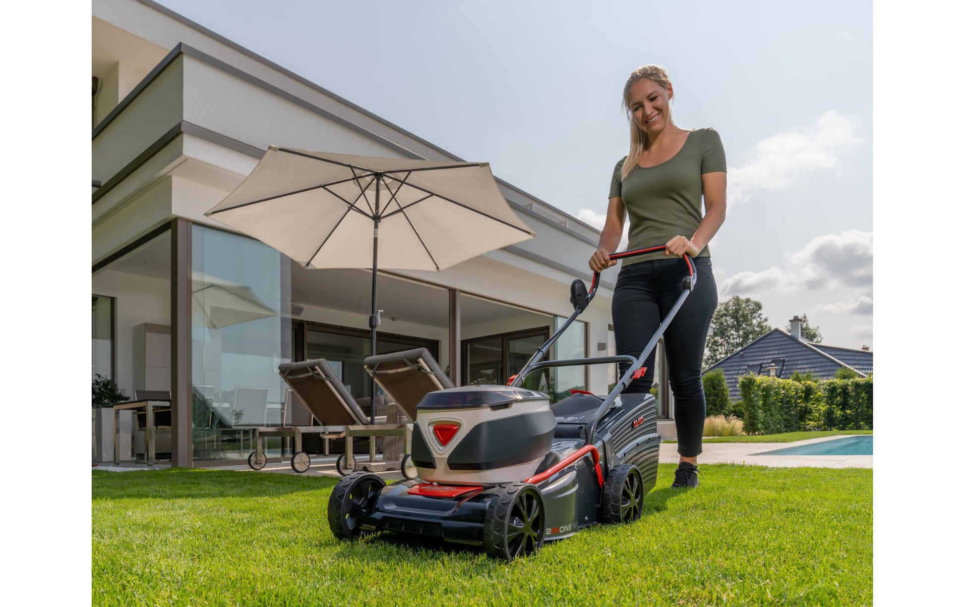 AL-KO ENERGY FLEX 42.2 Akku-Rasenmäher, bürstenlos – 36 V – 42 cm – 65 l – 4 Ah & Ladegerät