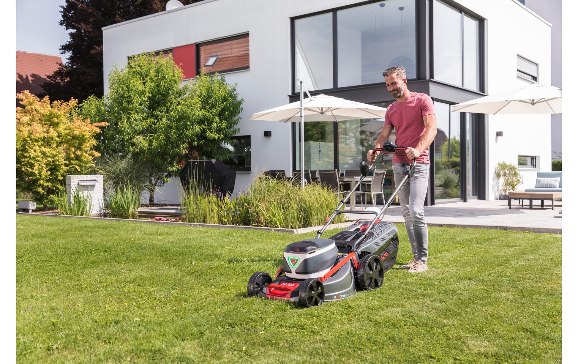 AL-KO ENERGY FLEX 512 Rasenmäher – Akku 36 V, Grasfang 70 l, Radantrieb, 30.3 kg