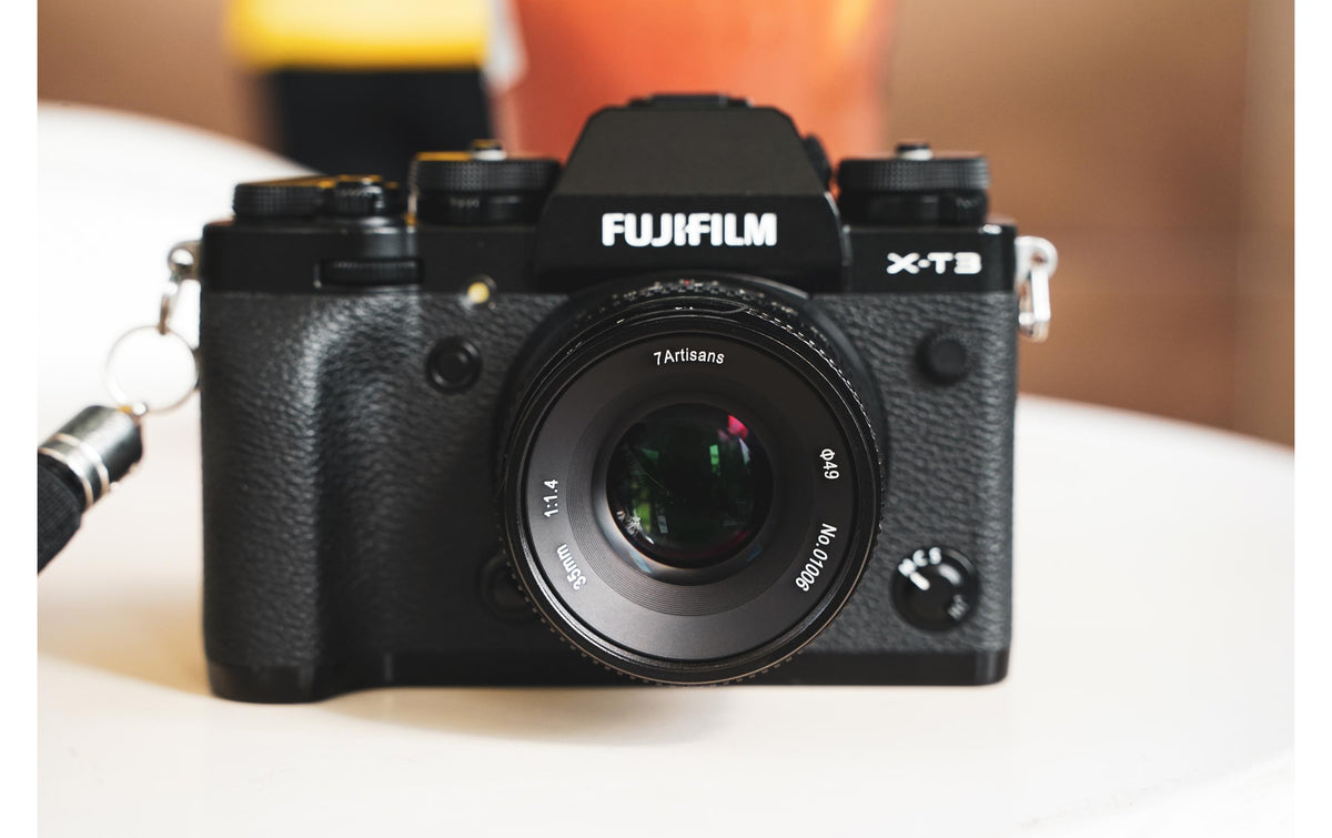 7Artisans A010B-R Canon RF – 35 mm f/1.4 Standardobjektiv – für Canon – Schwarz