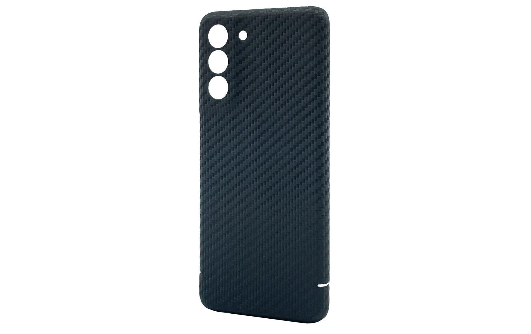 Nevox – Backcover – für Samsung Galaxy S22 5G – Schwarz – Karbonfaser – schlagfest, kabelloses Laden