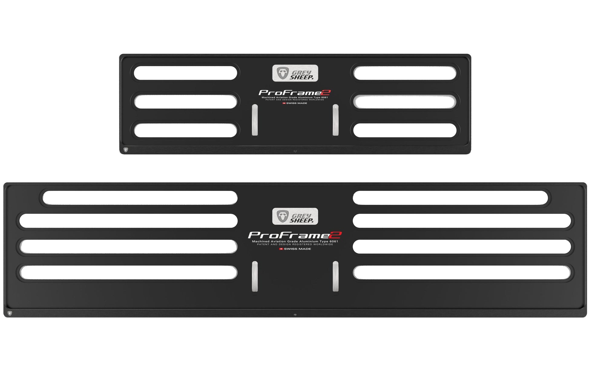 Grey sheep. Wechselrahmen ProFrame 2 – für 30×8 cm, 50×11 cm – Wechselsystem – Schwarz – Aluminium