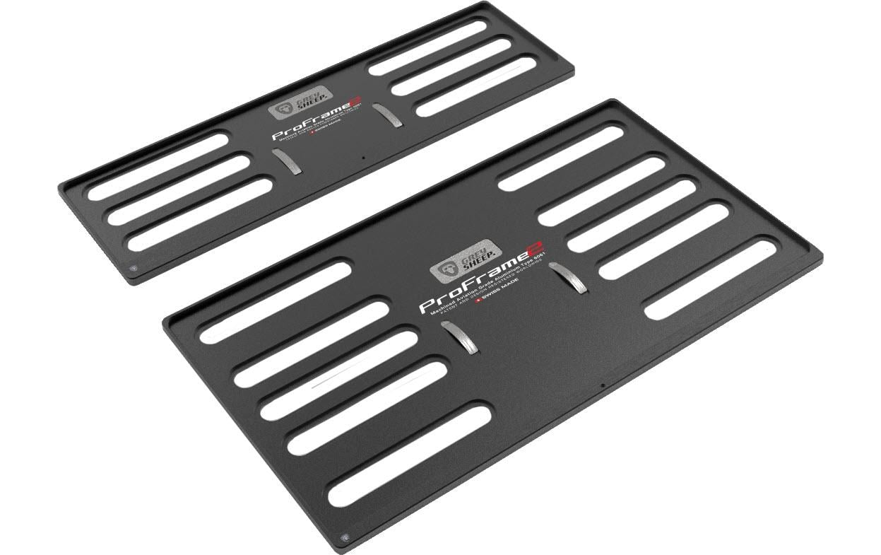 Grey sheep. Wechselrahmen ProFrame 2 – Hochformat – Fixsystem – Schwarz – Aluminium – 30×8 cm / 30×16 cm