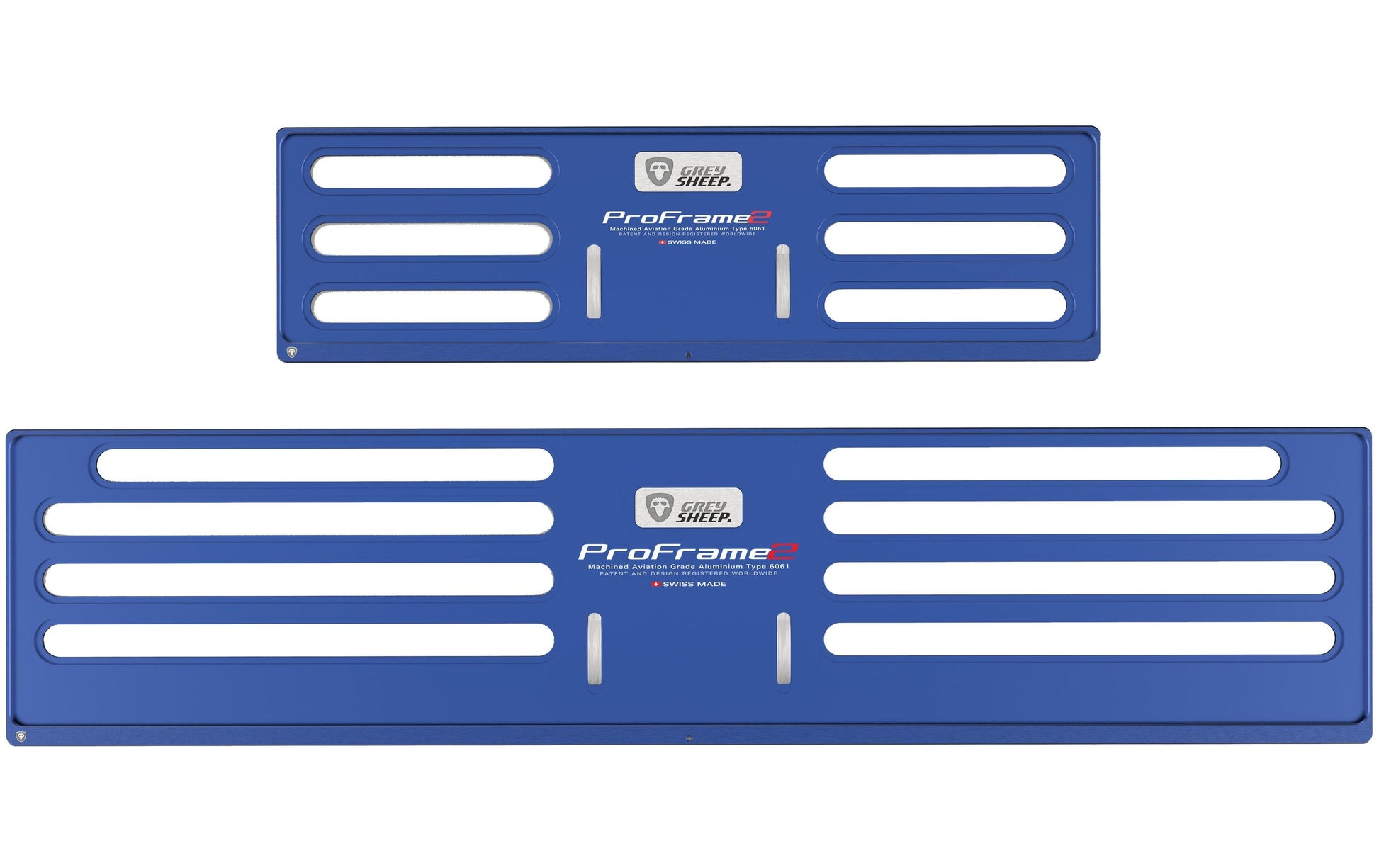 Grey sheep. Wechselrahmen ProFrame 2 – für 30×8 cm und 50×11 cm – Blau – Aluminium