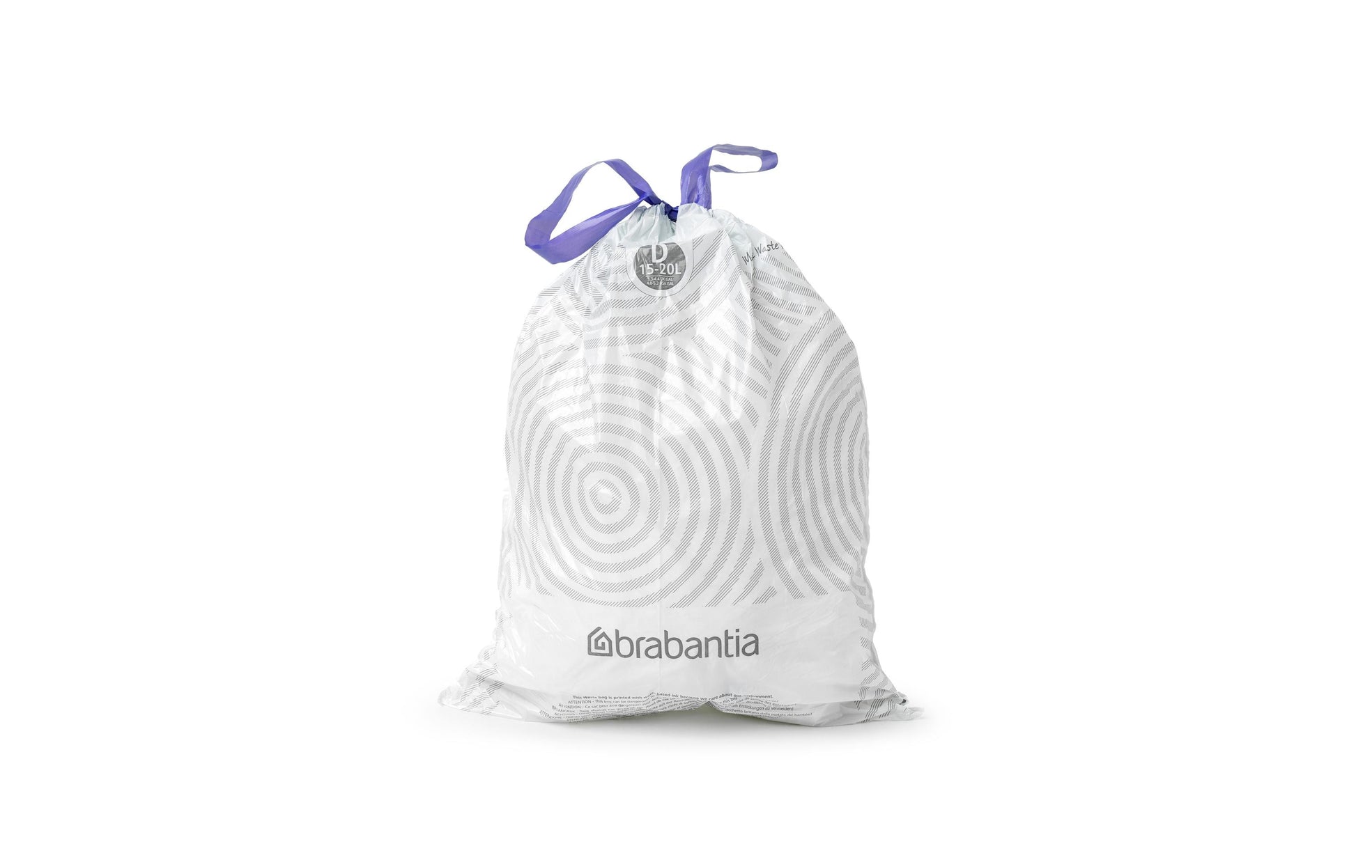Brabantia Kehrichtsack für PerfectFit – 15 l, mit Zugband, PE, 240 Stk