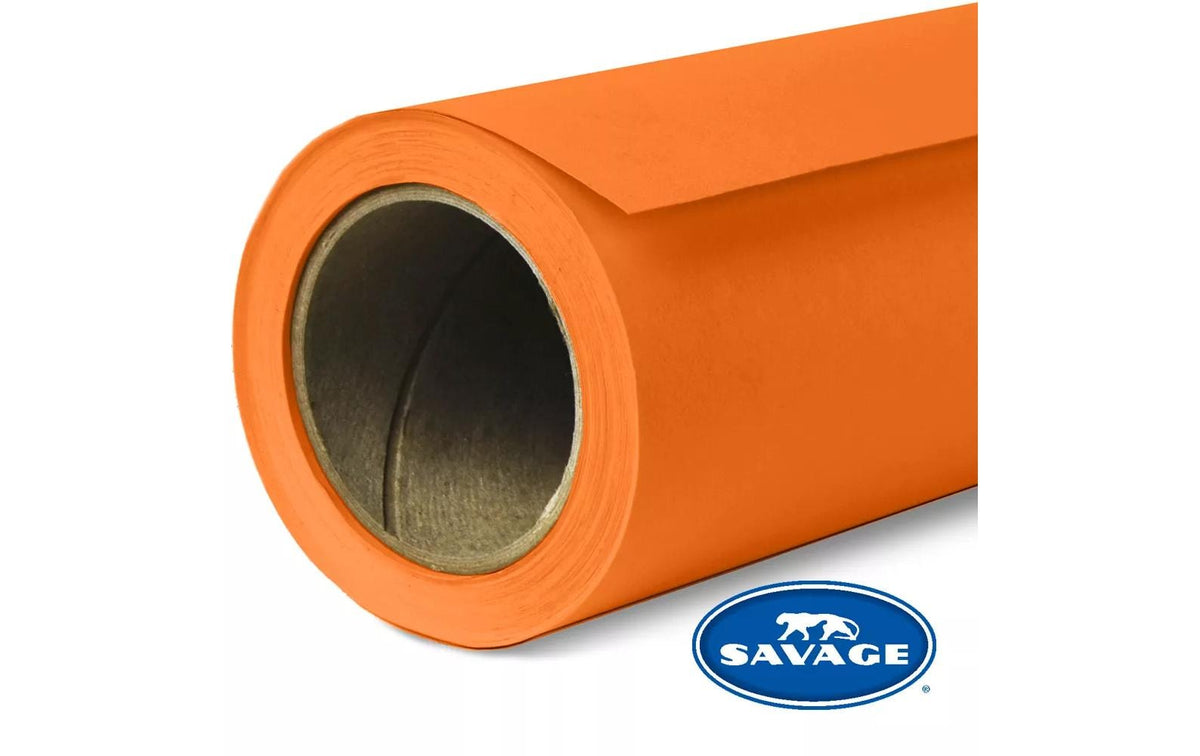 Savage Universal Hintergrundpapier – 2,72 × 11 m, 145 g/m² – Orange