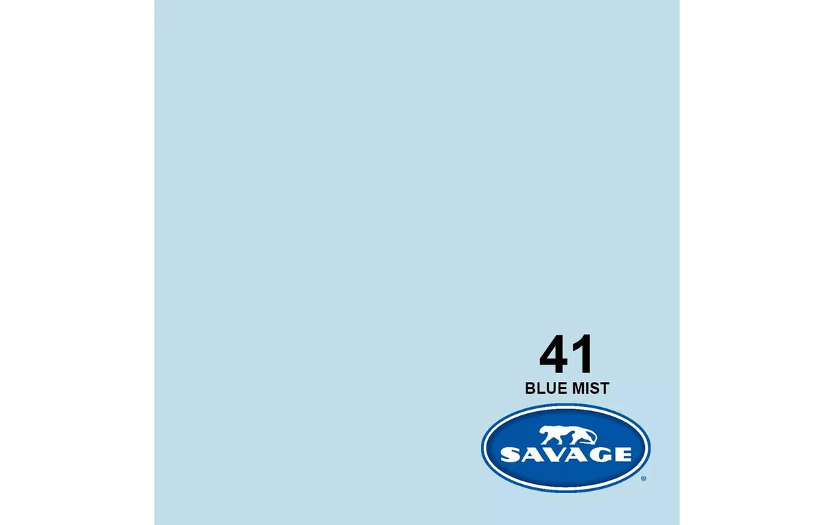 Savage Universal 41-12 Hintergrundpapier – 2,72 × 11 m – Blue Mist