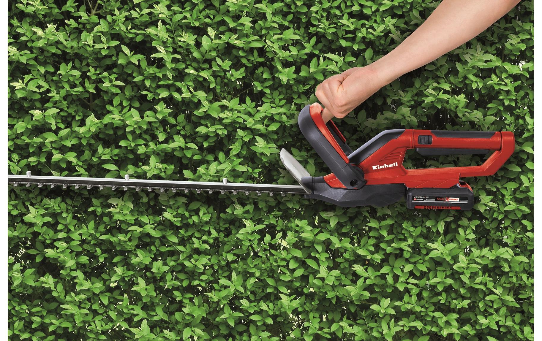 Einhell GC-CH 1855/1 Akku-Heckenschere – Schnittlänge 55 cm – 1×2,5 Ah & Ladegerät – Power X-Change