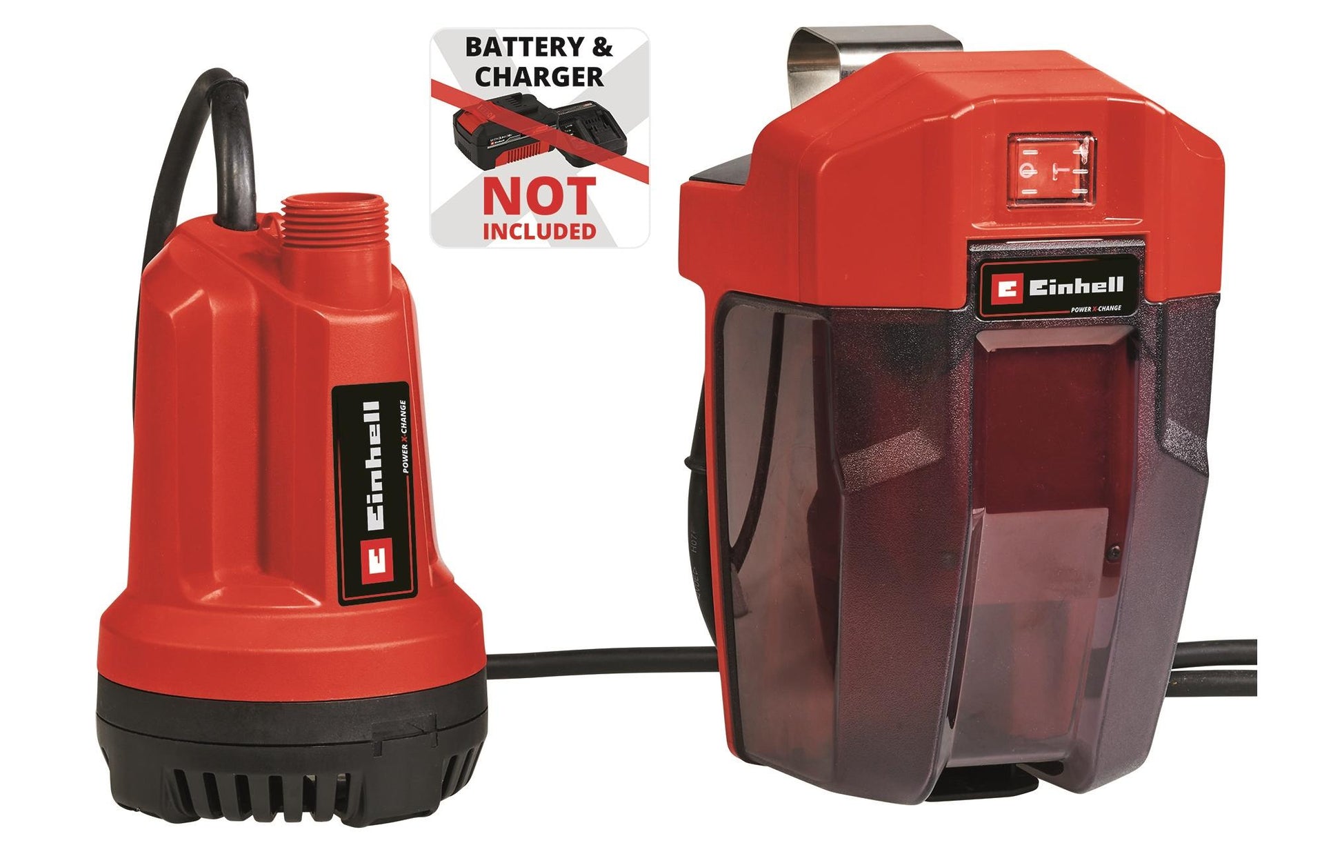 Einhell GE-SP Li Akku-Klarwasserpumpe – 5'000 l/h – 8 m Förderhöhe – Solo – Power X-Change