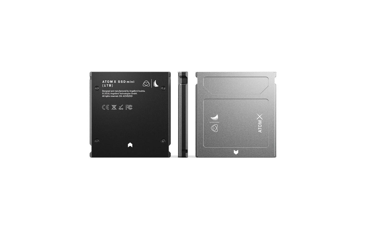 Angelbird Technologies Angelbird AtomX SSDmini 2 TB – 560/520 MB/s, SATA – für Atomos Ninja V, Ninja V+, Ninja Flame und andere – Silber