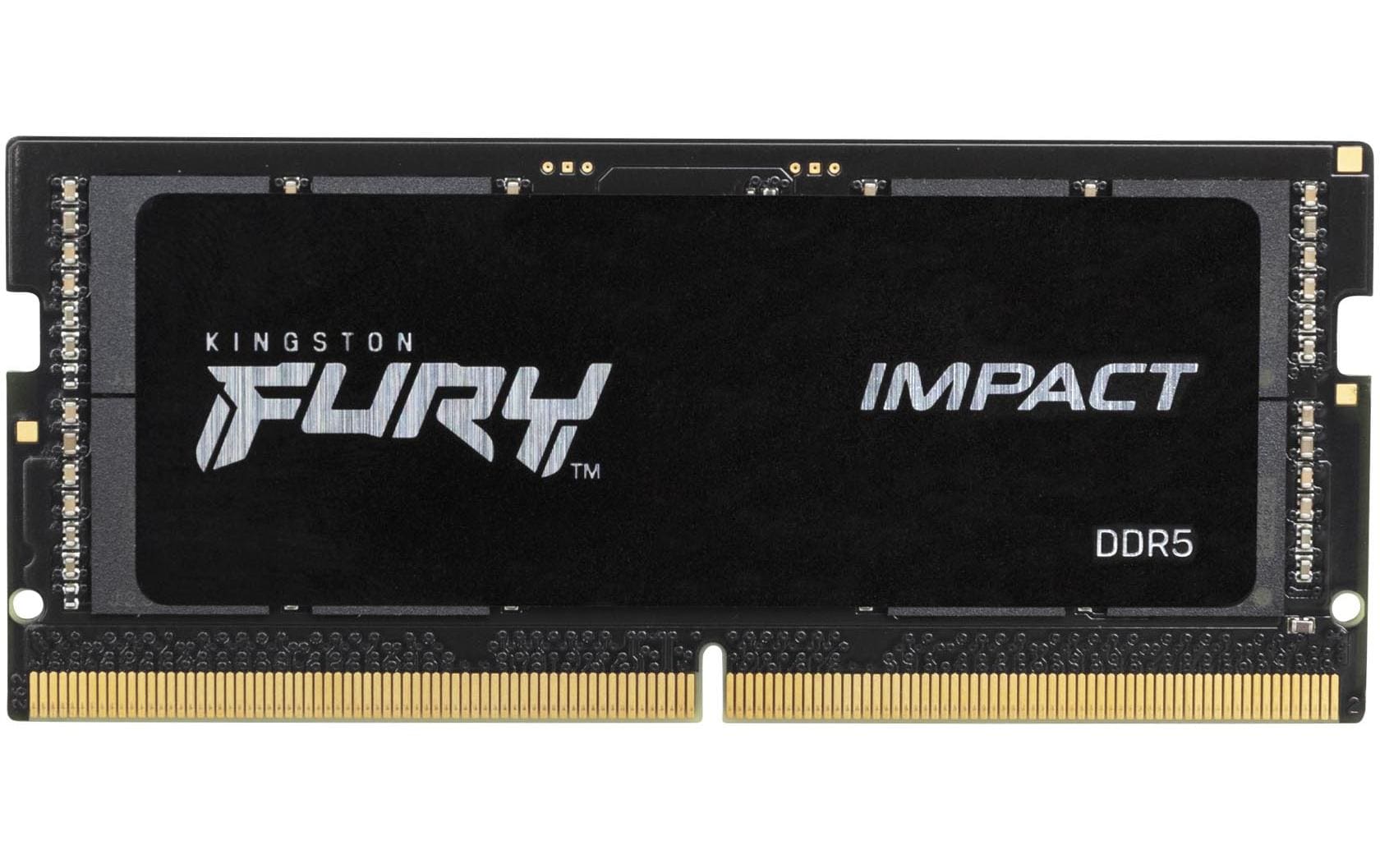 Kingston Technology Kingston FURY Impact – 16 GB DDR5 SO-DIMM, 4800 MT/s (KF548S38IB-16)