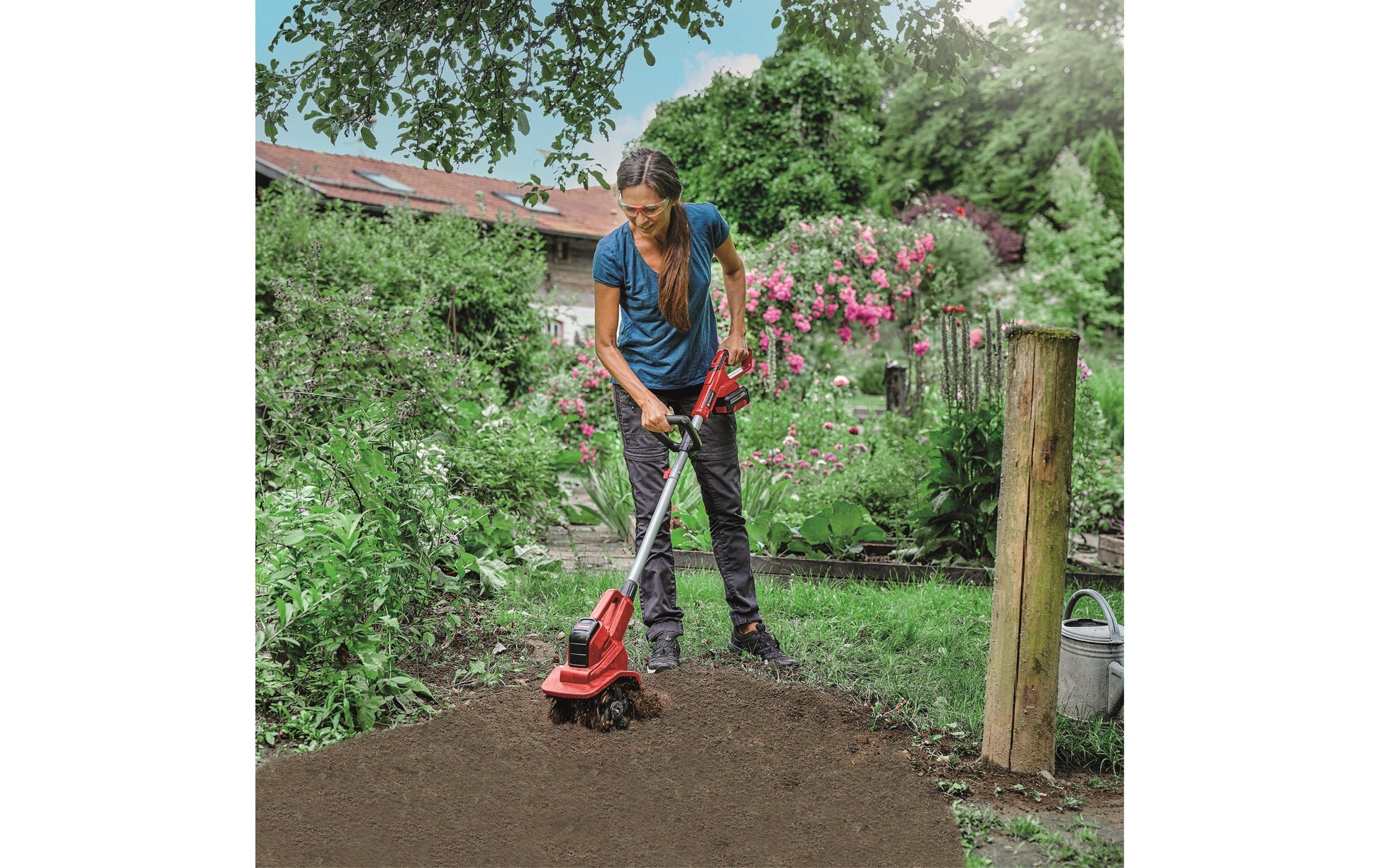 Einhell GE-CR 18/20 Li Akku-Bodenhacke – 18 V – Arbeitsbreite 200 mm – Solo – Power X-Change