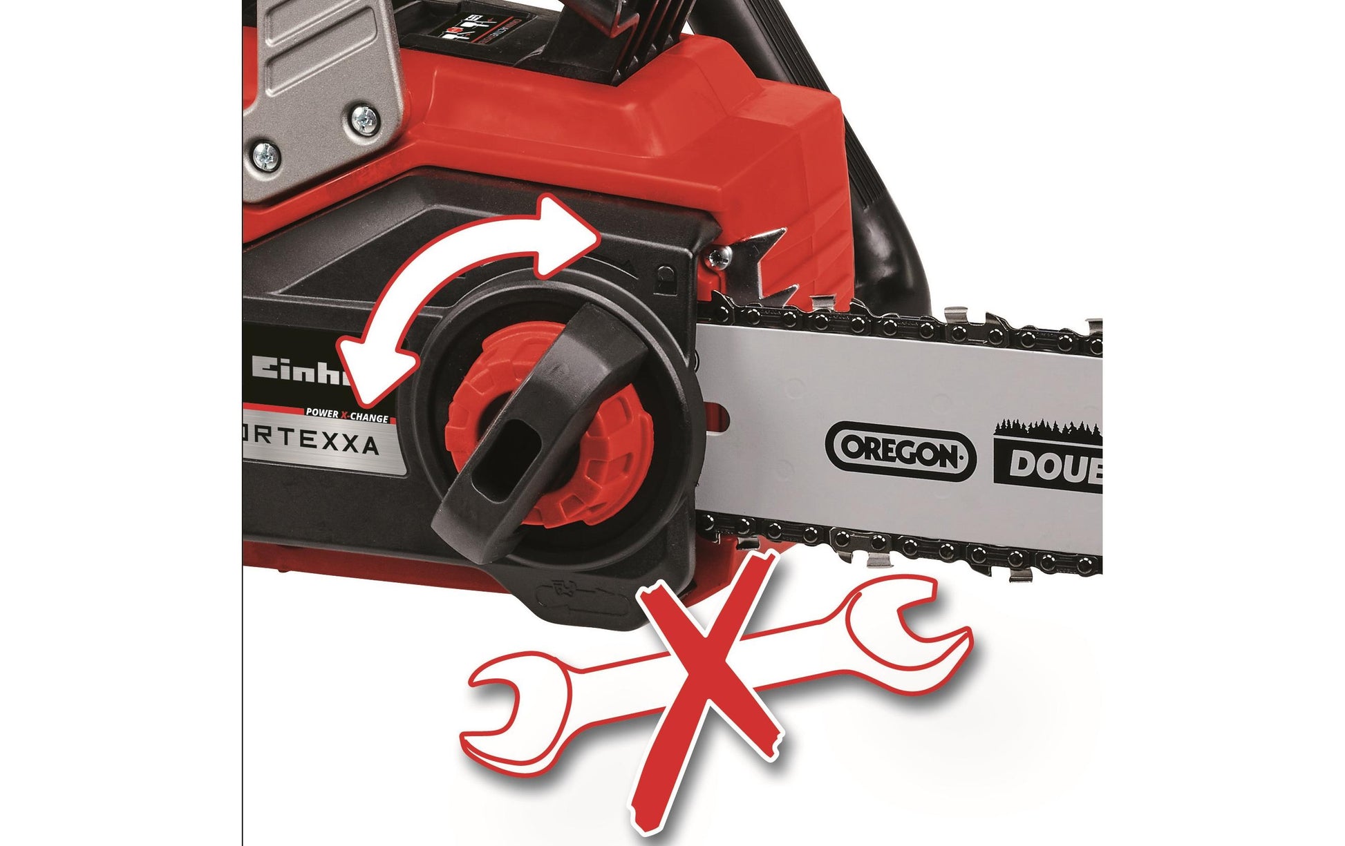 Einhell FORTEXXA 18/30 Akku-Kettensäge – 18 V – Schwertlänge 300 mm – Solo – Power X-Change