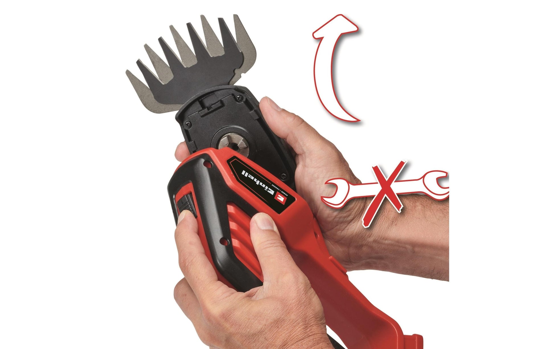Einhell GE-CG Akku-Gras- und Strauchschere – 18 V – Schnittbreite 100 mm – Solo